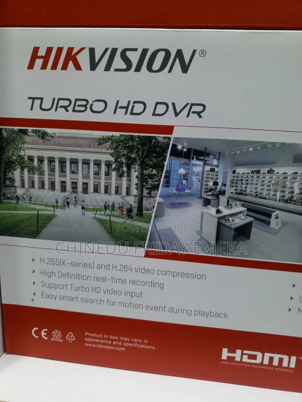 Hikvision 8 Channels DVR 2MP 1080p