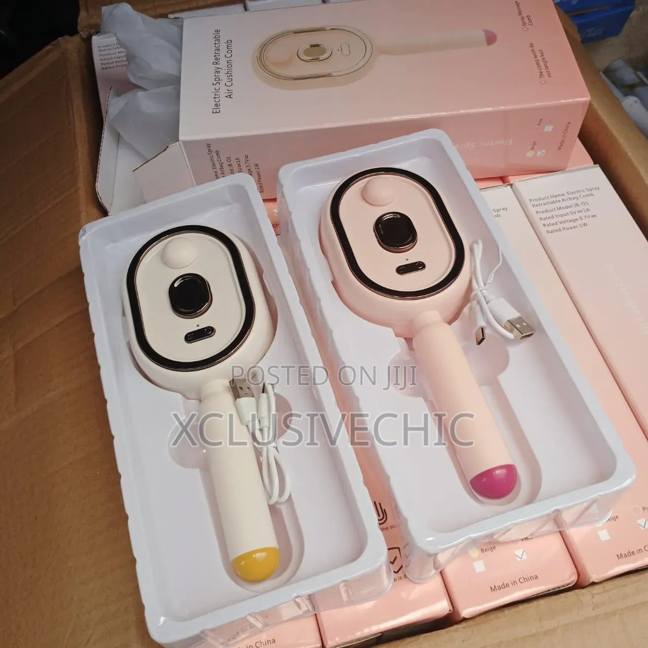 Electric Rechargeable Spray Air Cushion Comb
