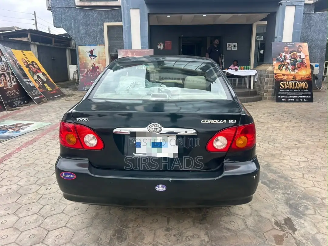 Toyota Corolla Sedan 2003 Black