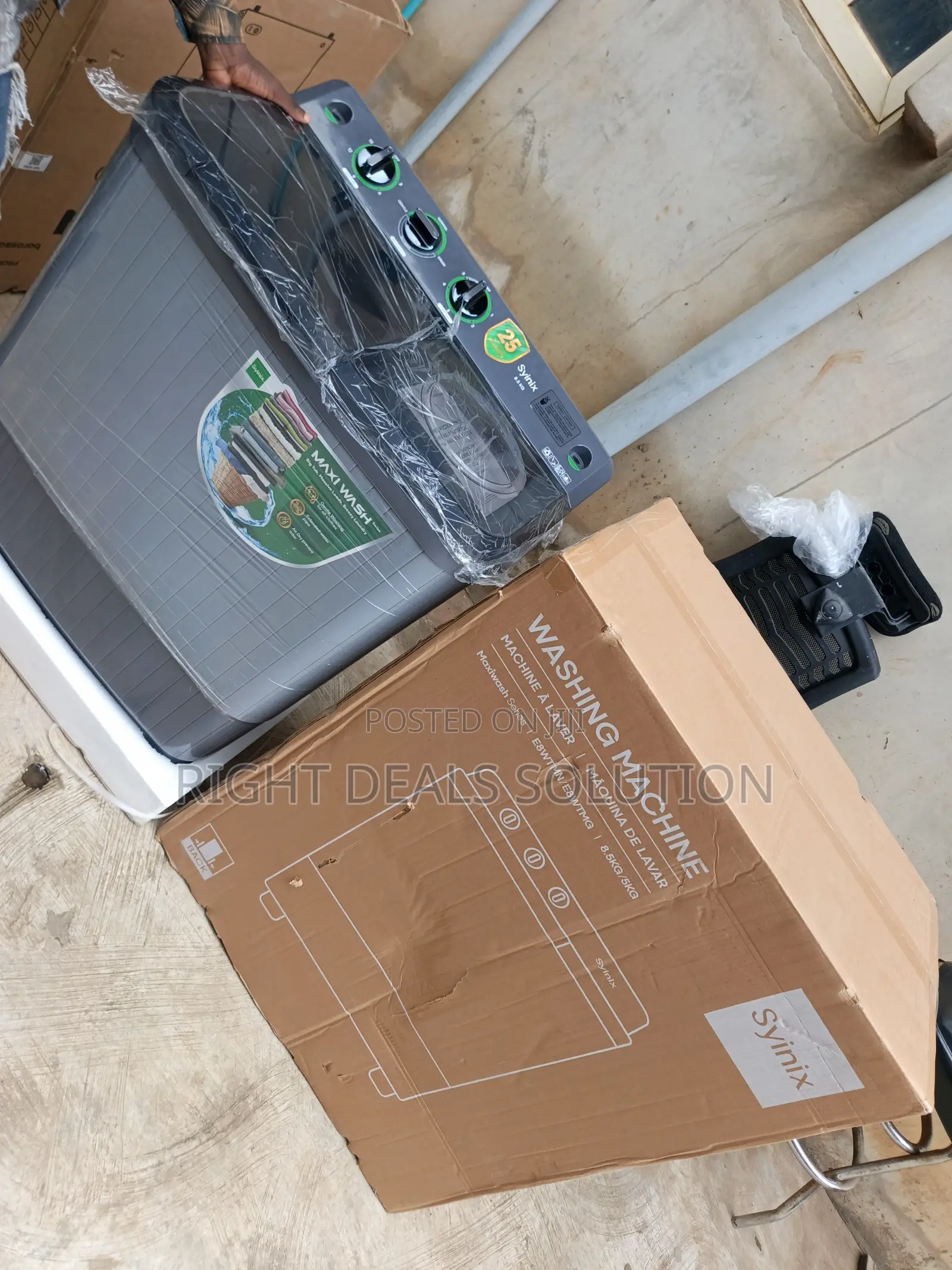 Syinix Twin Tub Washing Machine With Spin Dryer