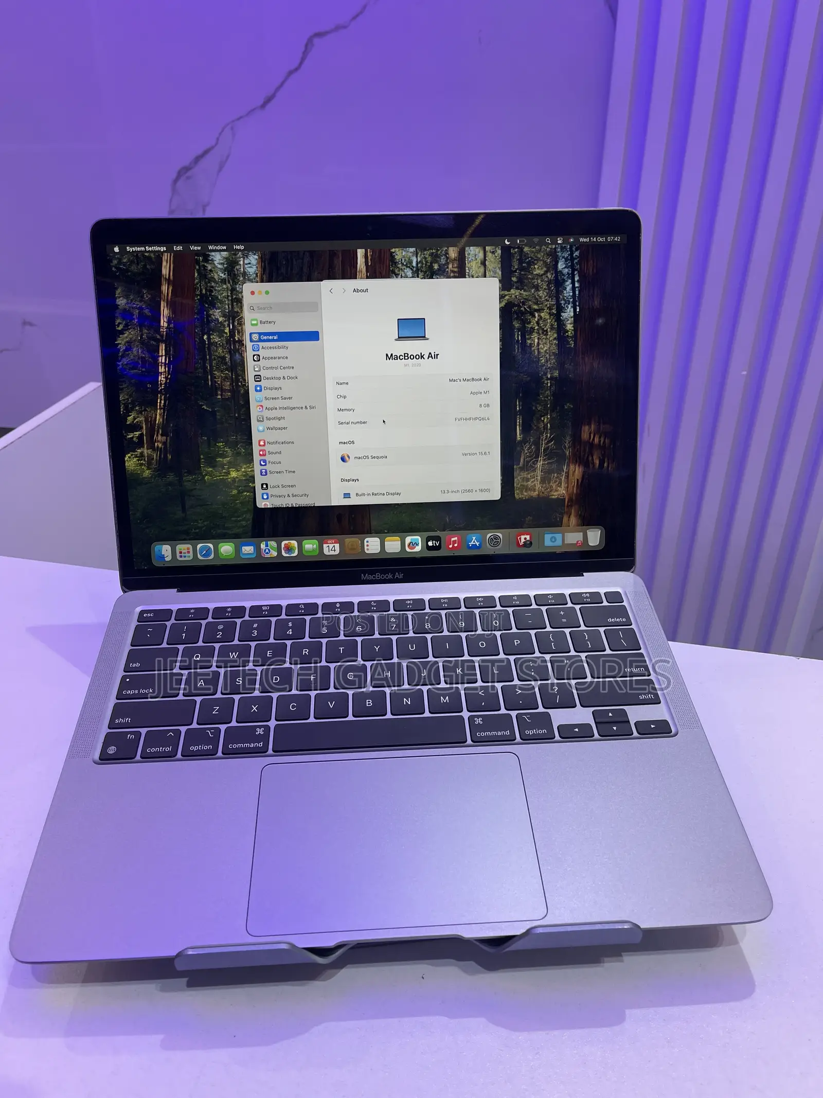 Laptop Apple MacBook Air 2020 M1 8GB Apple M1 SSD 256GB