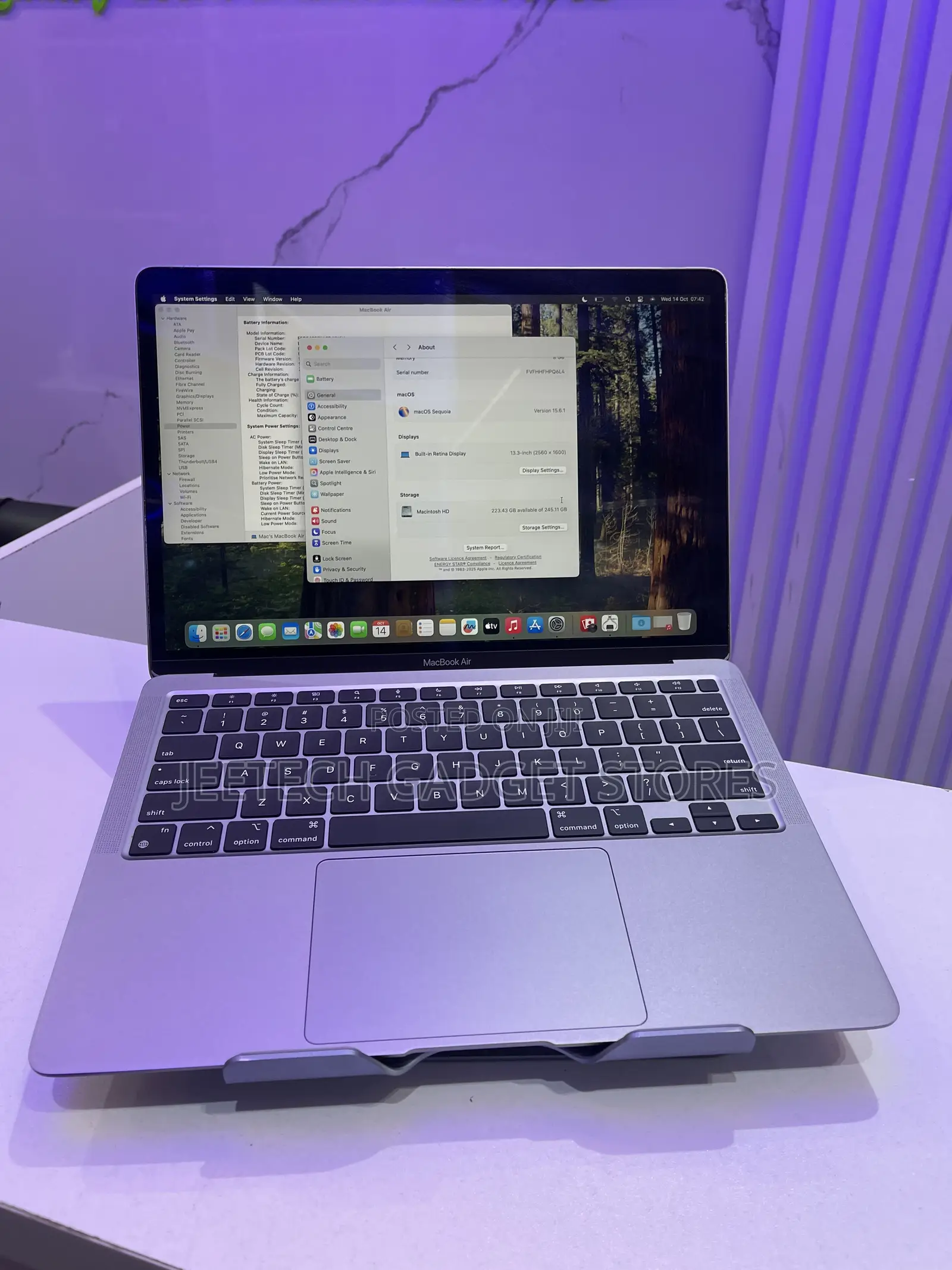 Laptop Apple MacBook Air 2020 M1 8GB Apple M1 SSD 256GB
