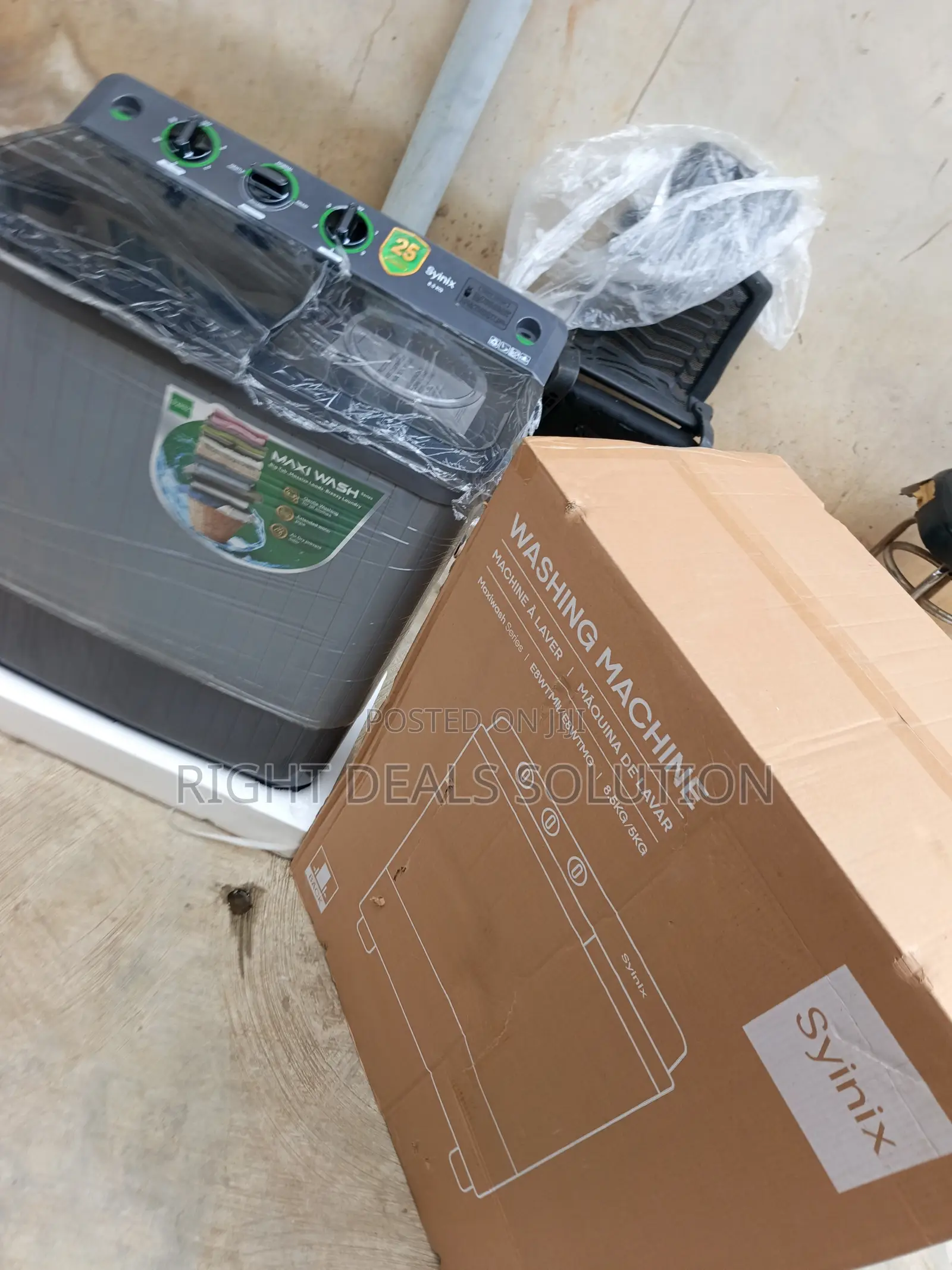 Syinix Twin Tub Washer and Spin Dryer Combo
