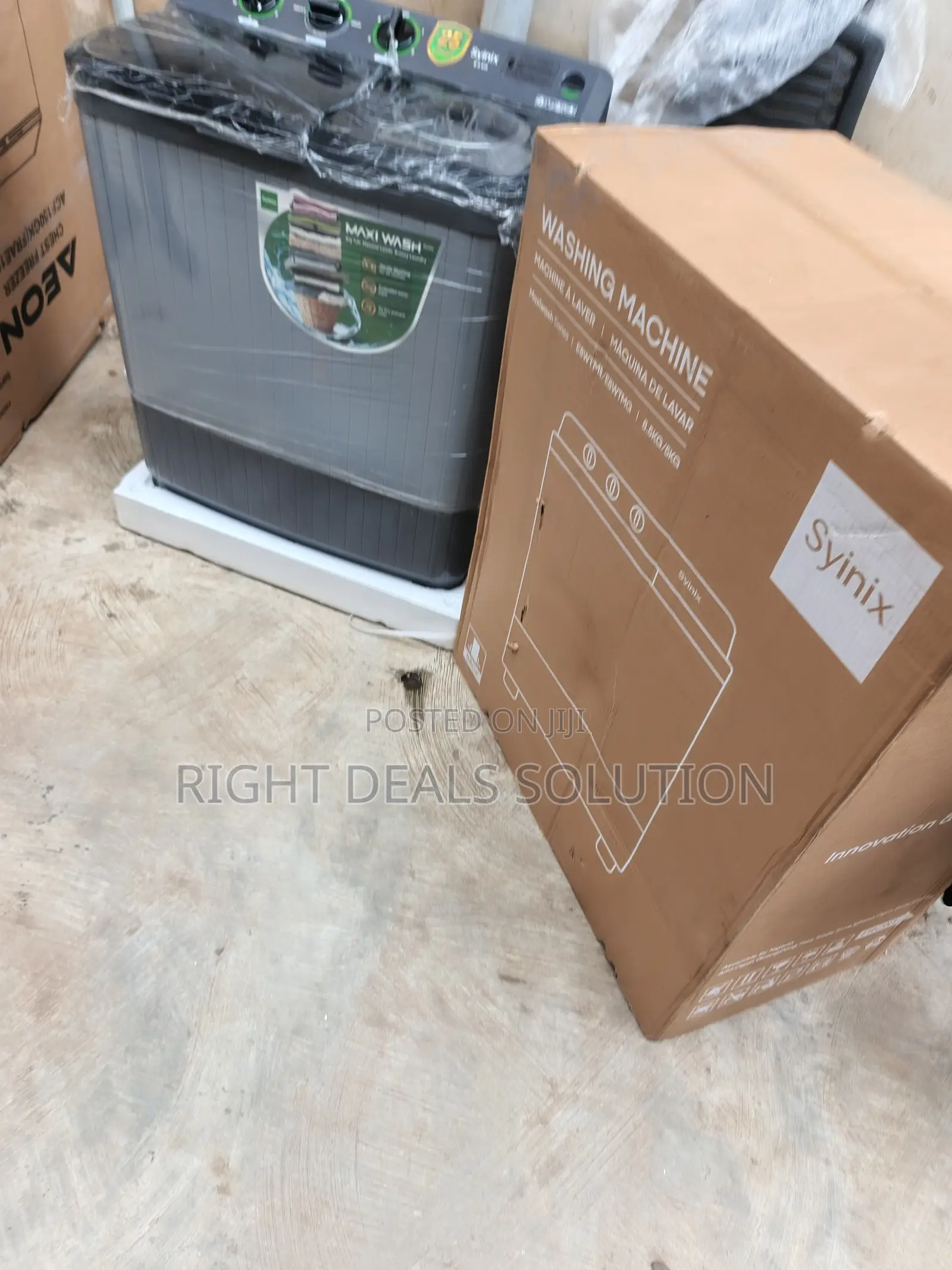 Syinix Top Load Twin Tub Laundry Washing Machine
