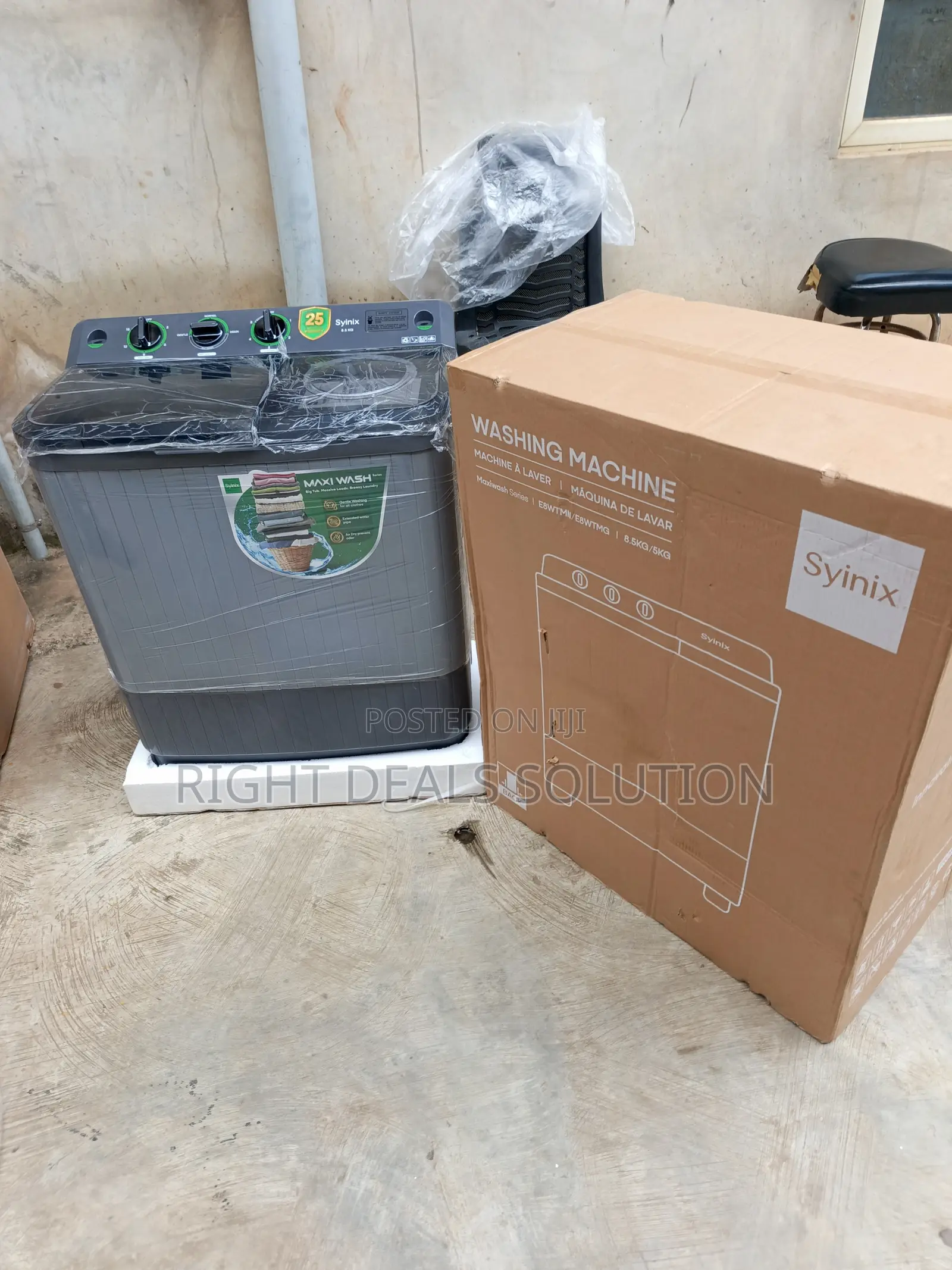 Syinix Twin Tub Laundry Machine for Family Use