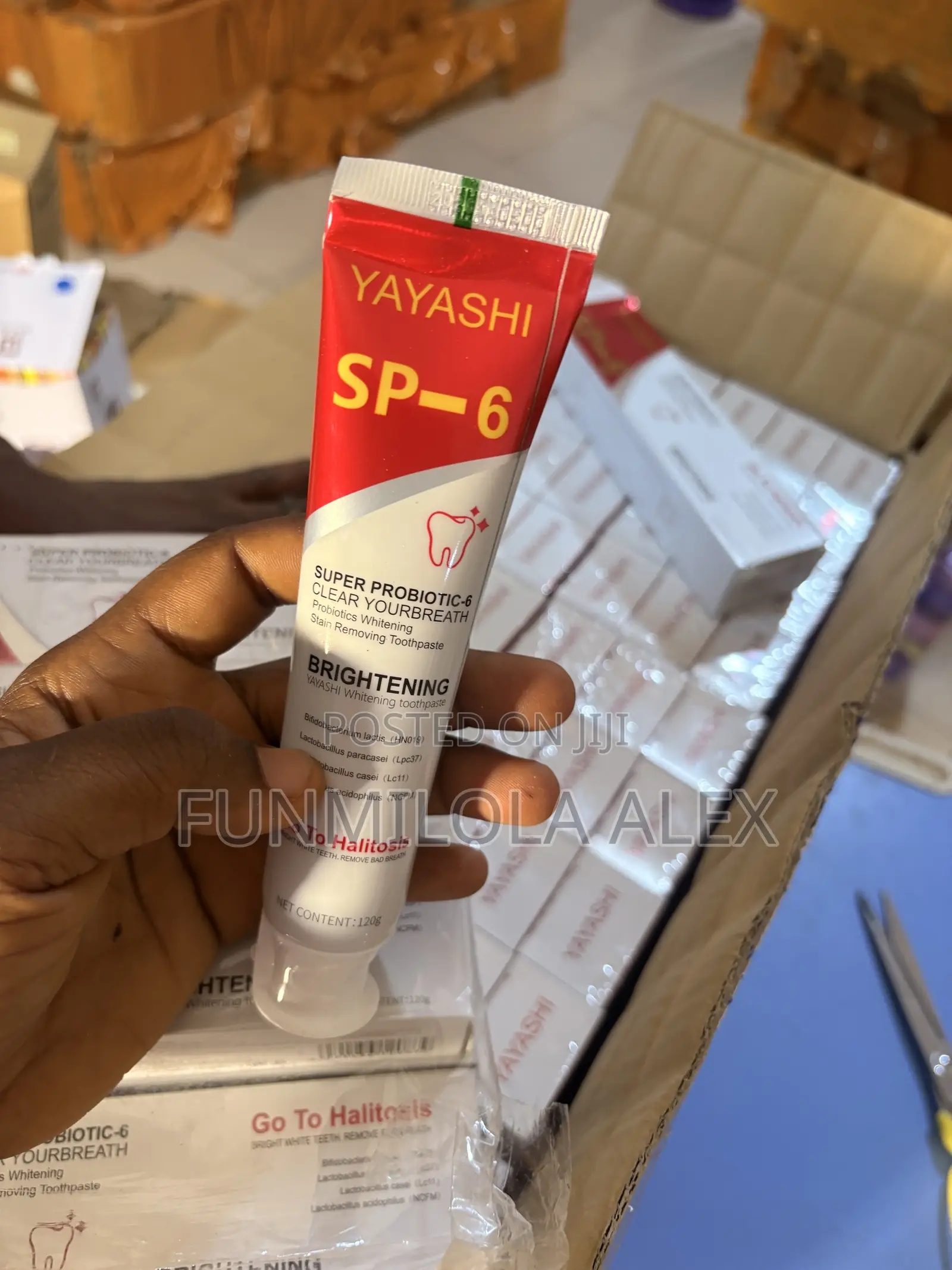 YAYASHI SP-6 Brightening Toothpaste – Fresh Breath & Oral Care