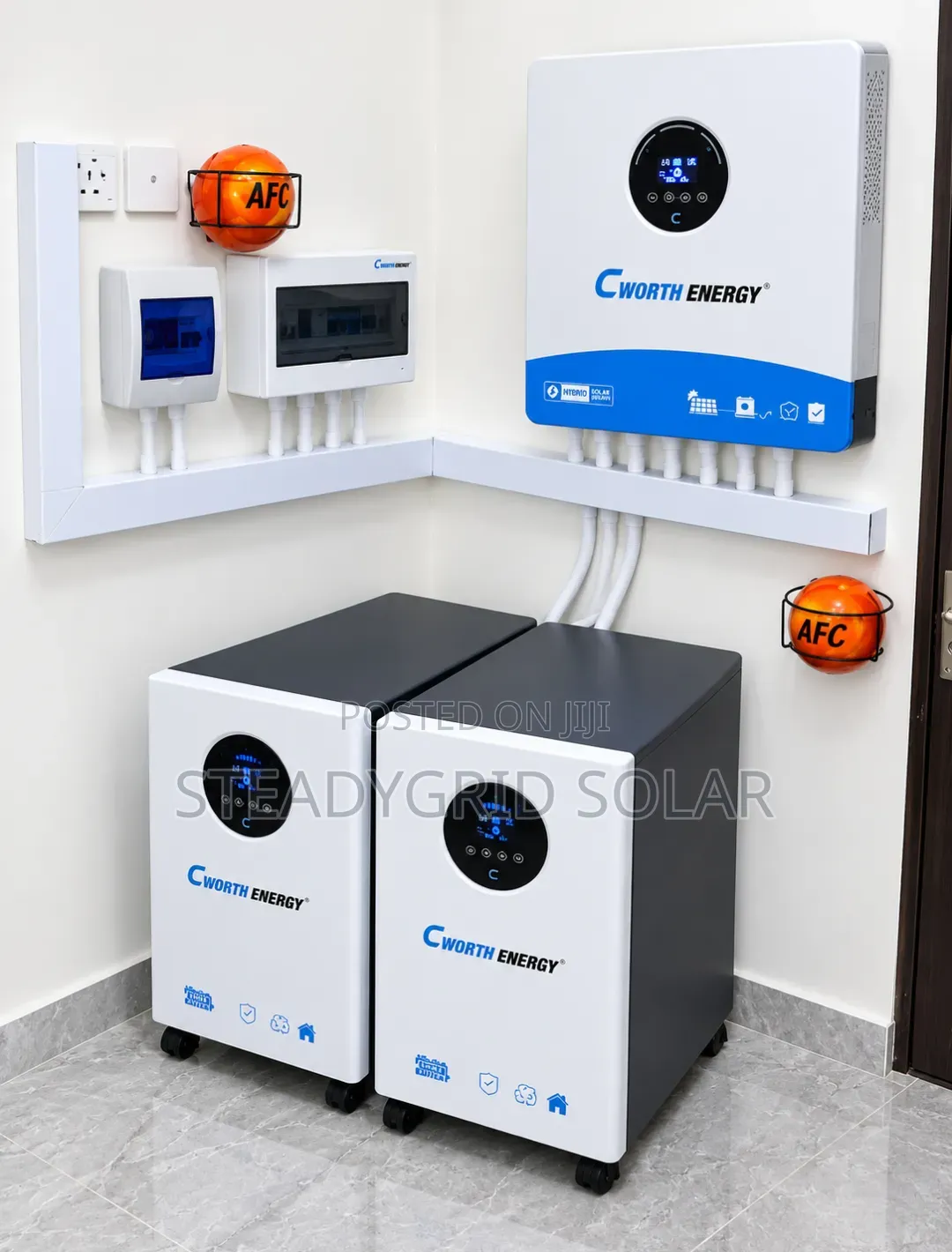 C-Worth Energy 10kva Inverter With 20kwh Lithium Ion Battery