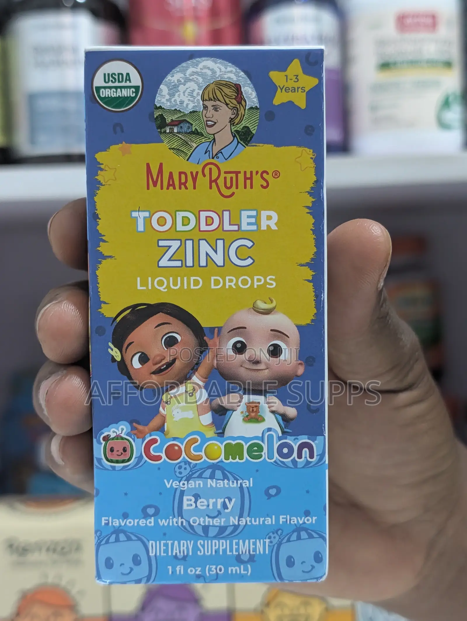 MaryRuth’s CoComelon Toddler Multivitamin With Iron 30ml