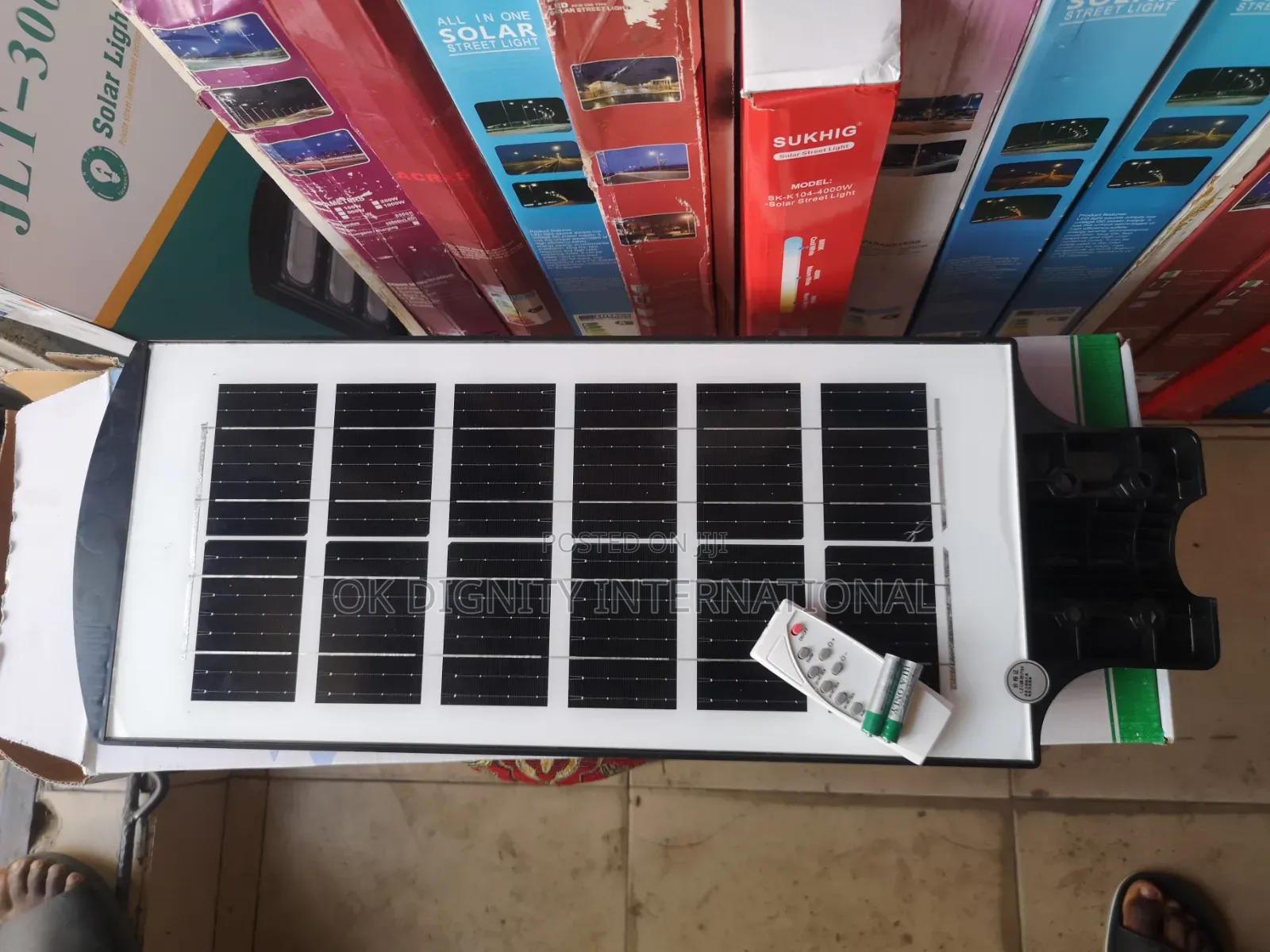 300W All-in-One Solar LED Street Light