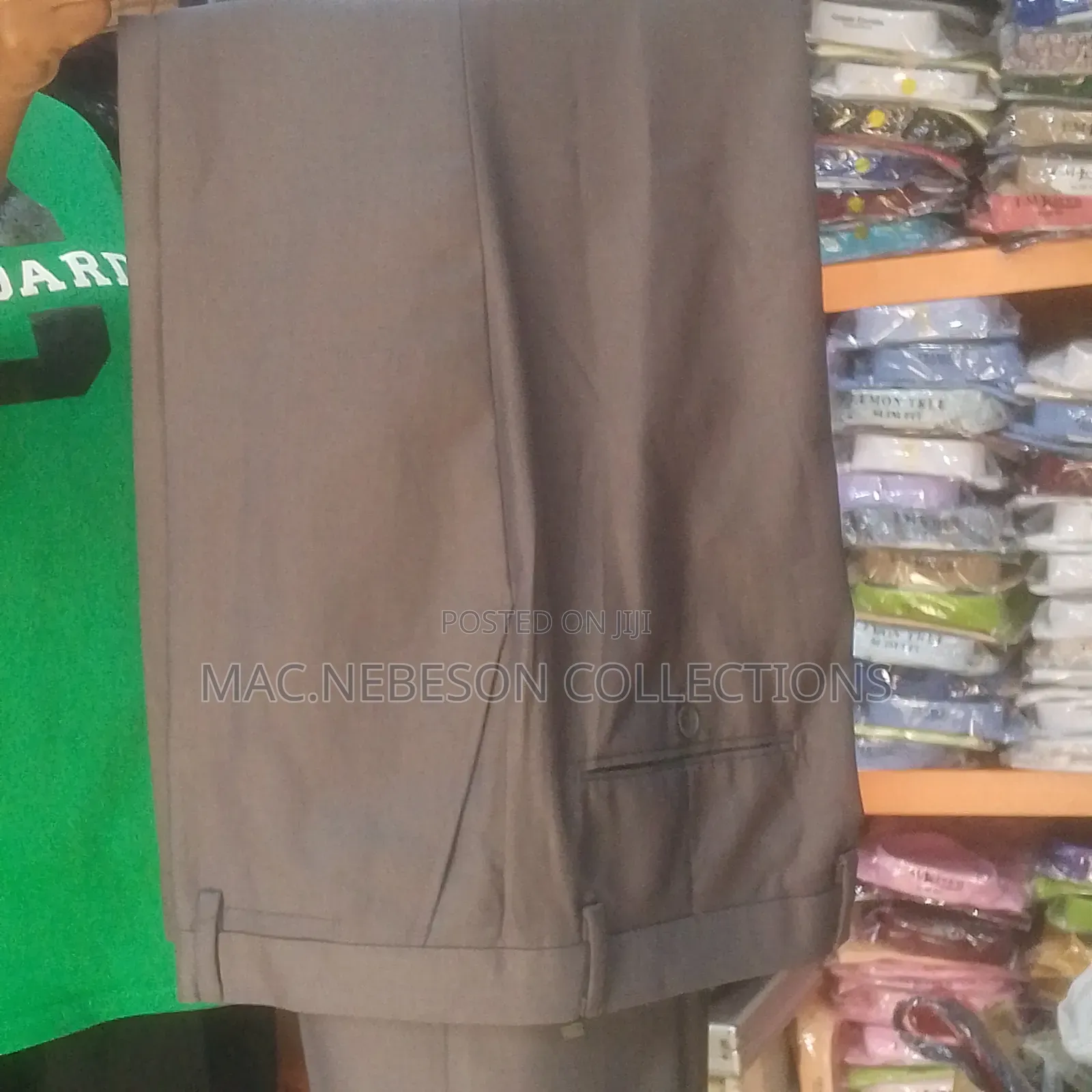 McNebeson Formal Plain Pants Trousers for Men