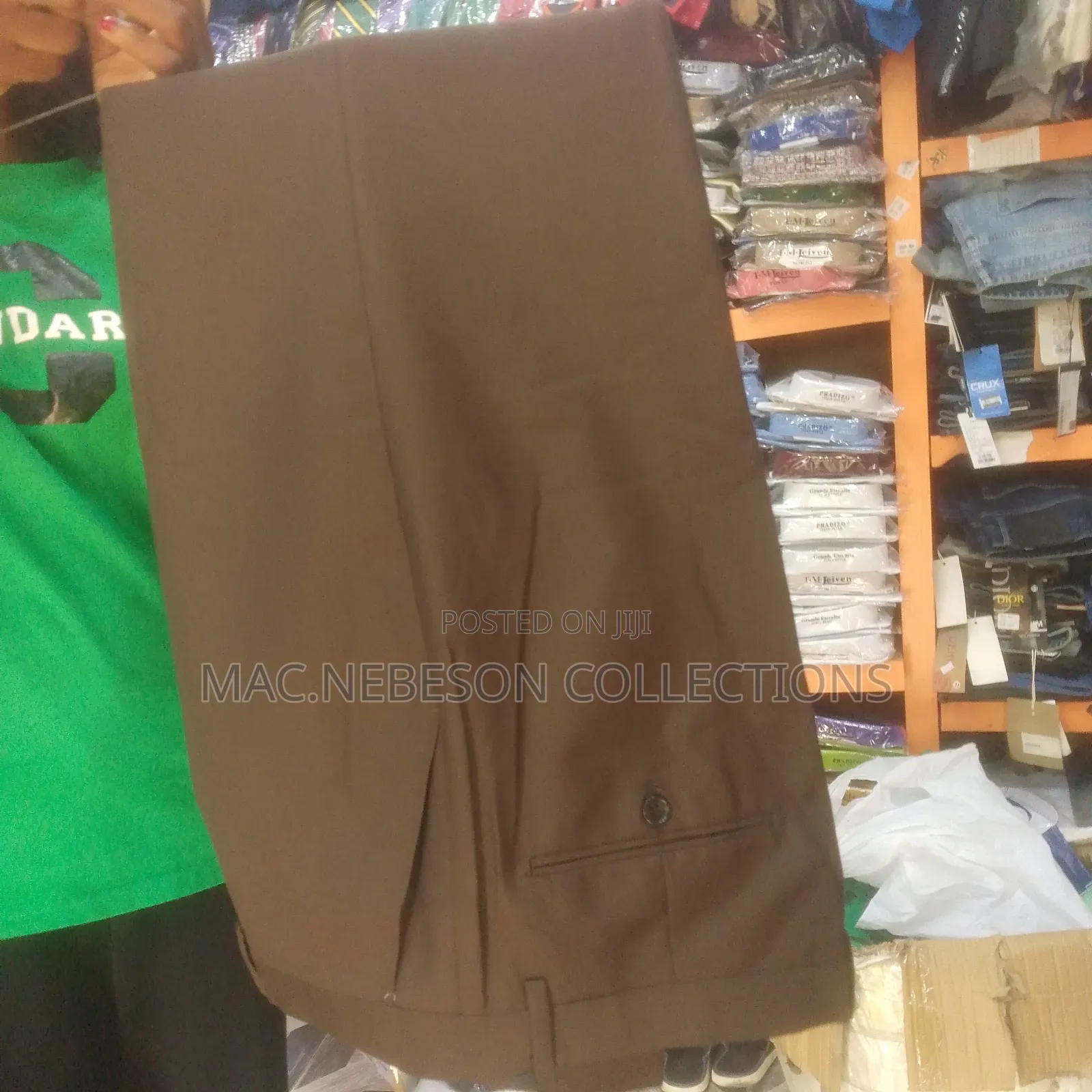 McNebeson Formal Plain Pants Trousers for Men