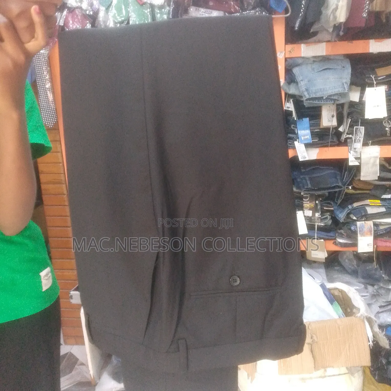 McNebeson Formal Plain Pants Trousers for Men