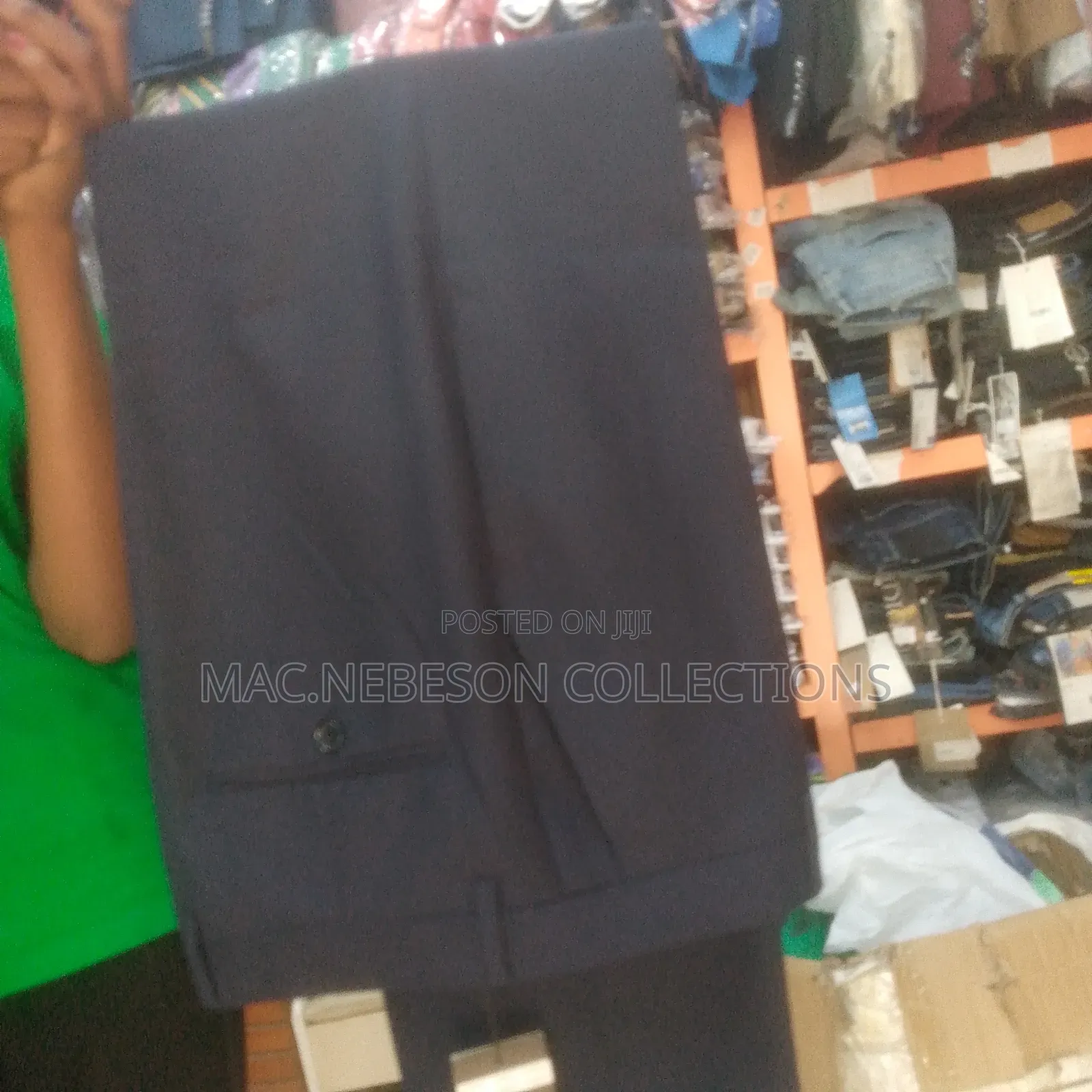 McNebeson Formal Plain Pants Trousers for Men