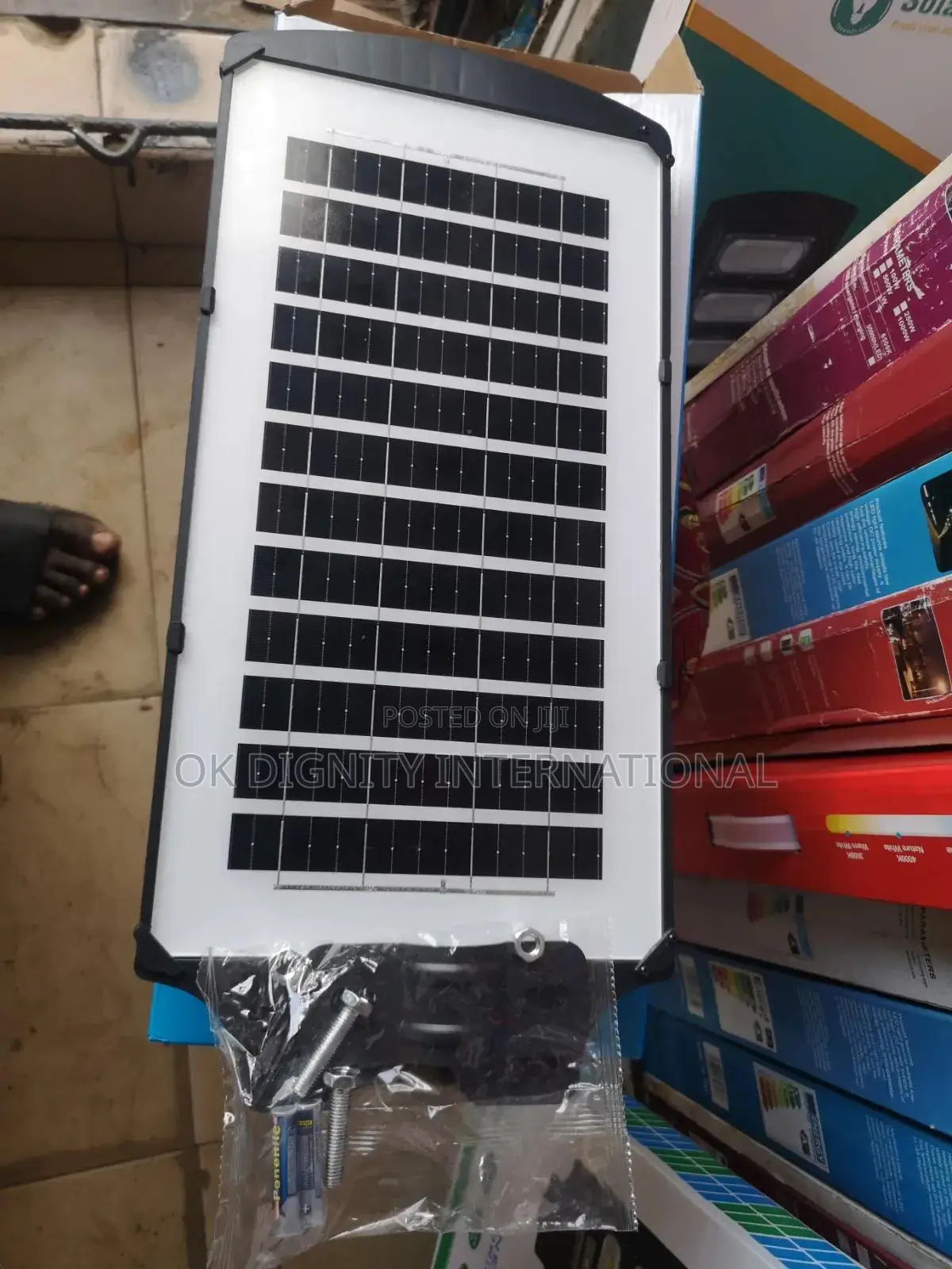 100W All-in-One Solar LED Street Light | Waterproof Security Light