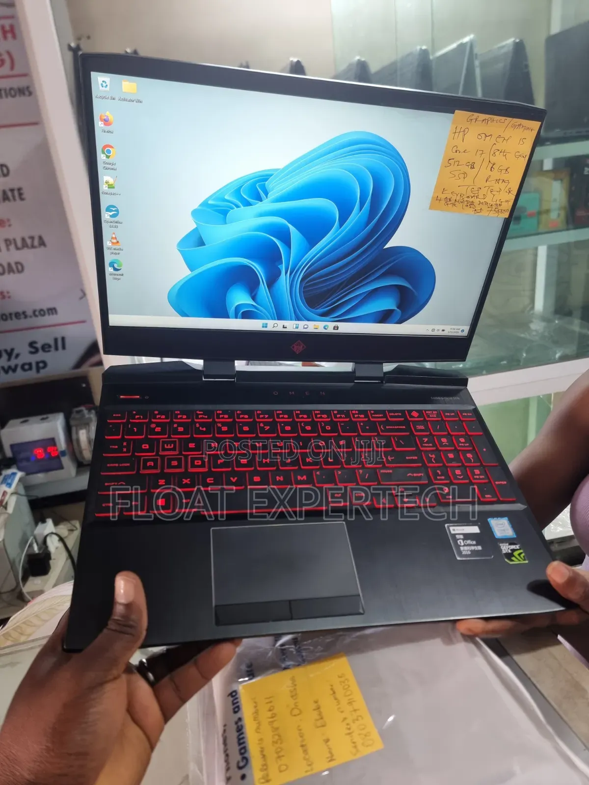 Laptop HP Omen 15t 16GB Intel Core i7 SSD 512GB