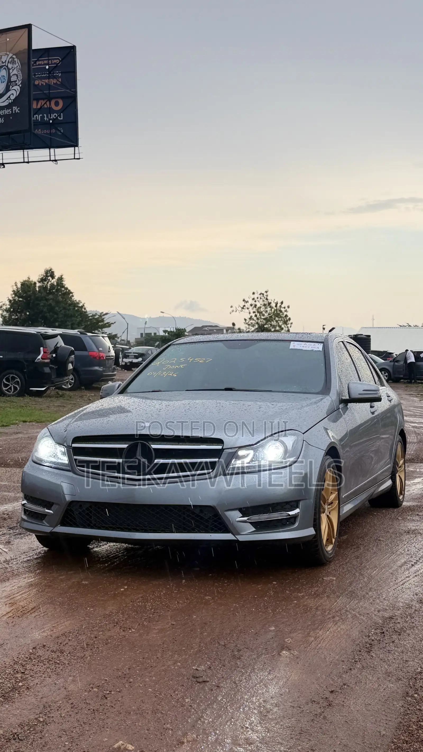 Mercedes-Benz C300 Sport 4Matic Sedan AWD (3.5L 6cyl 7A) 2014 Gray