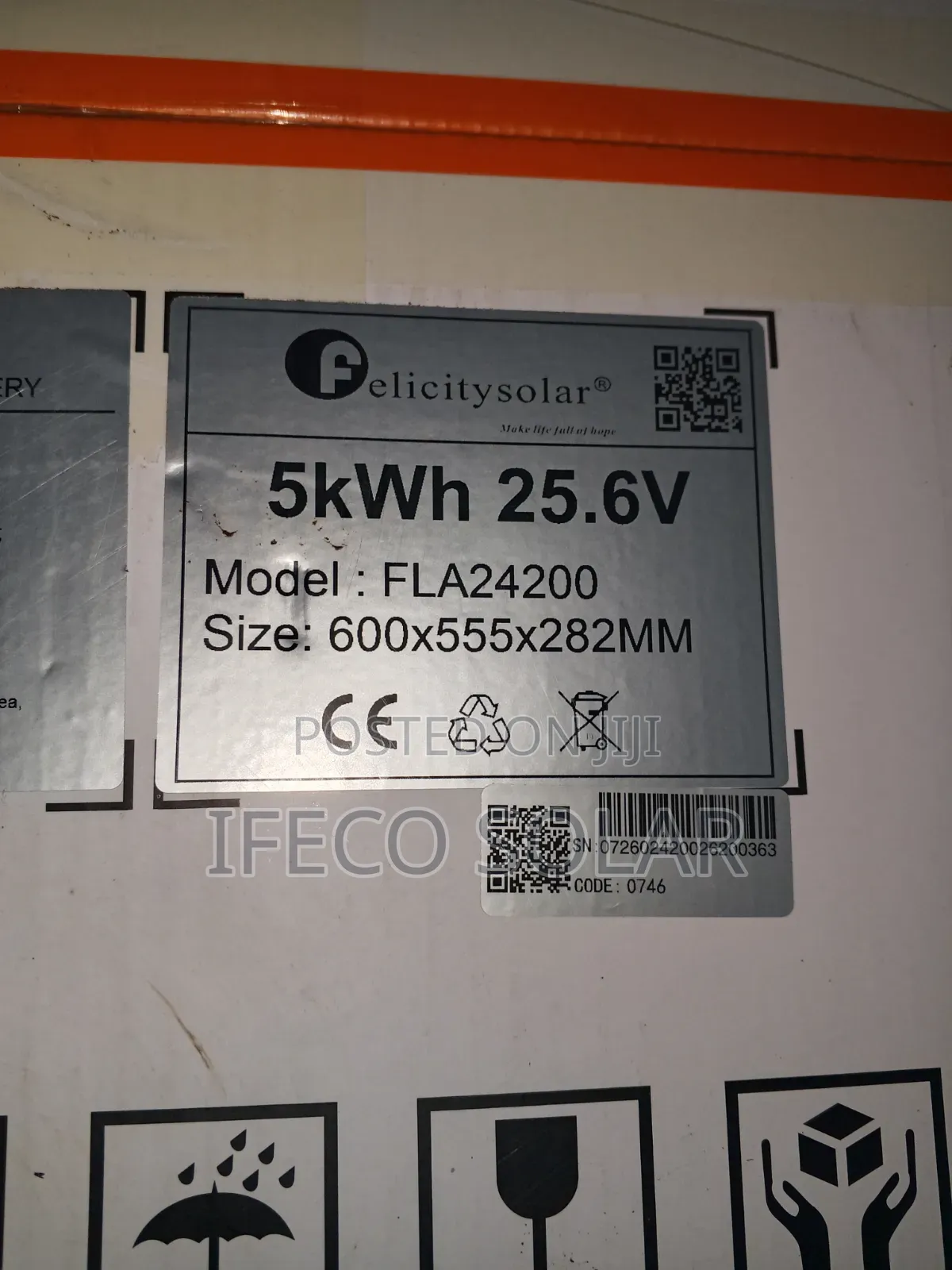 Felicity 5kwh Lithium Battery FLA24100