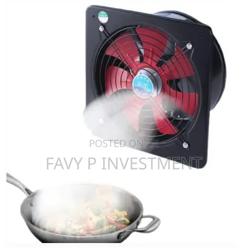 Heat Extractor Fan for Kitchen, Office, Rooms, Warehouse - 24cm X 24cm