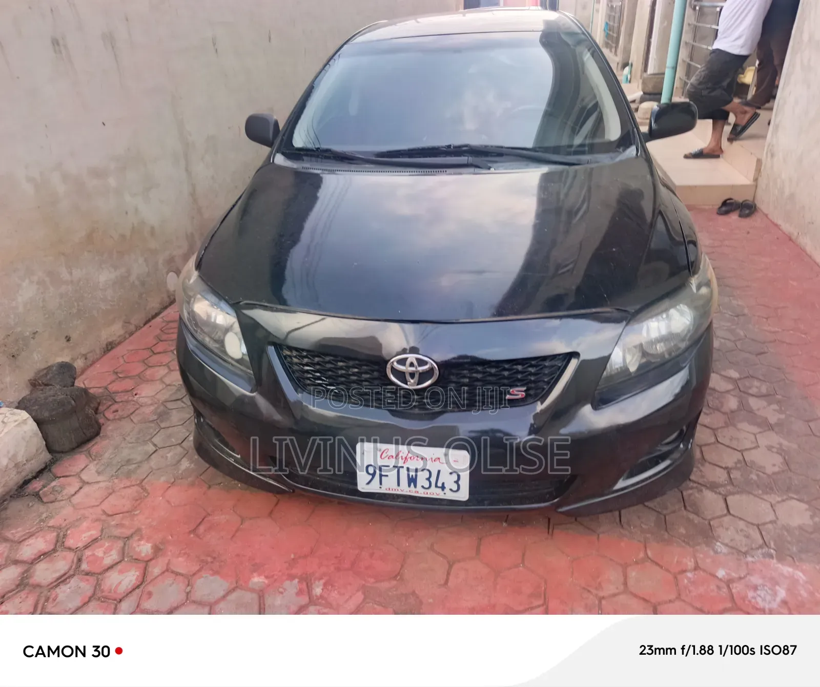 Toyota Corolla S 4dr Sedan (1.8L 4cyl 4A) 2009 Black