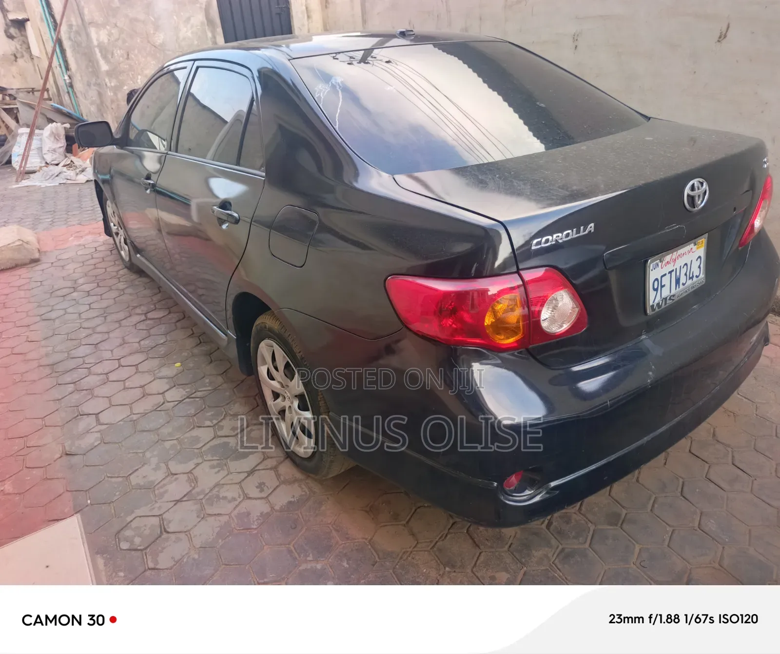 Toyota Corolla S 4dr Sedan (1.8L 4cyl 4A) 2009 Black