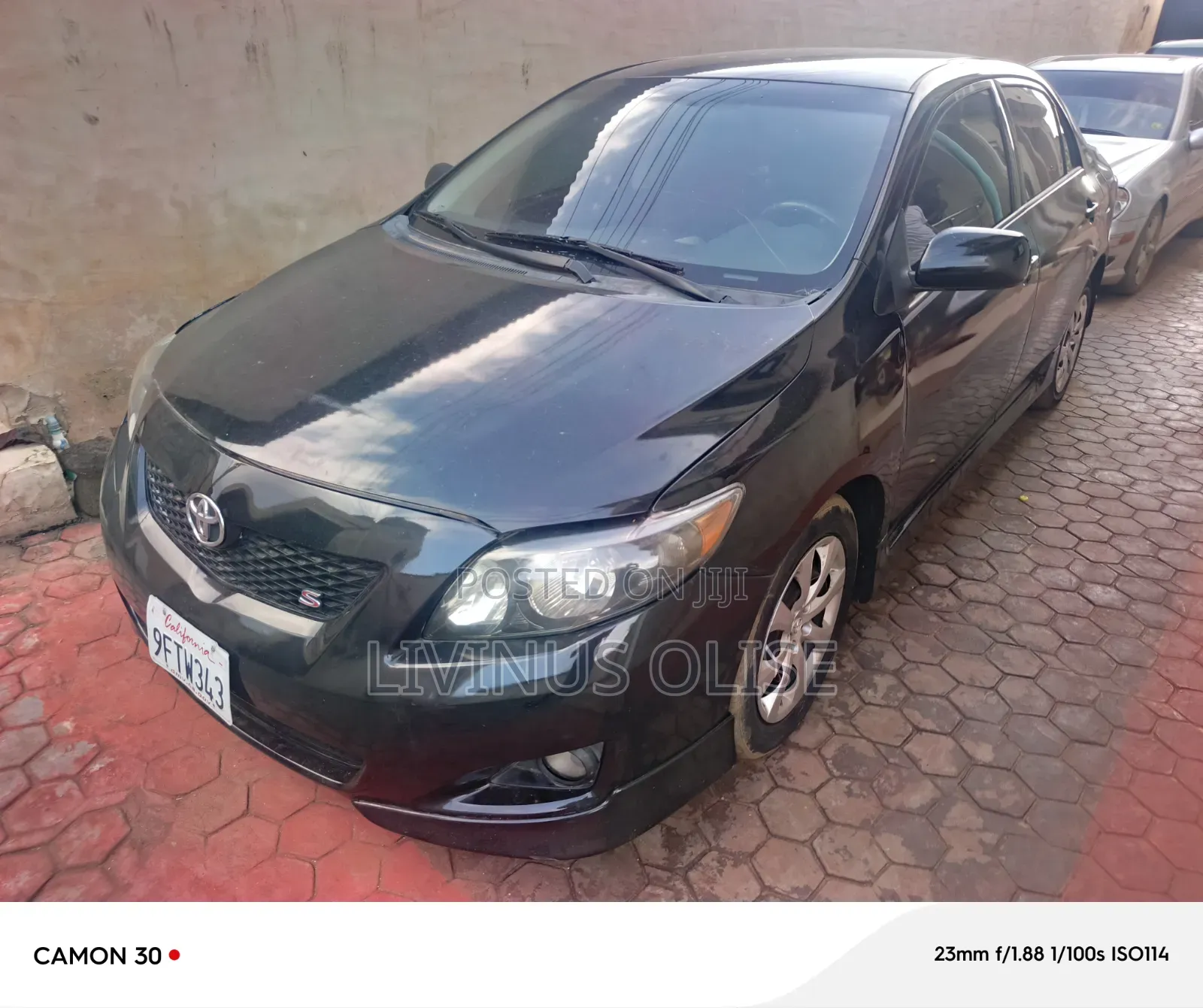 Toyota Corolla S 4dr Sedan (1.8L 4cyl 4A) 2009 Black