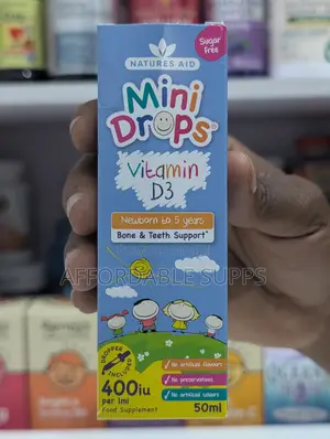 Natures Aid Multivitamin Drops for Kids 50ml – 9 Vitamins