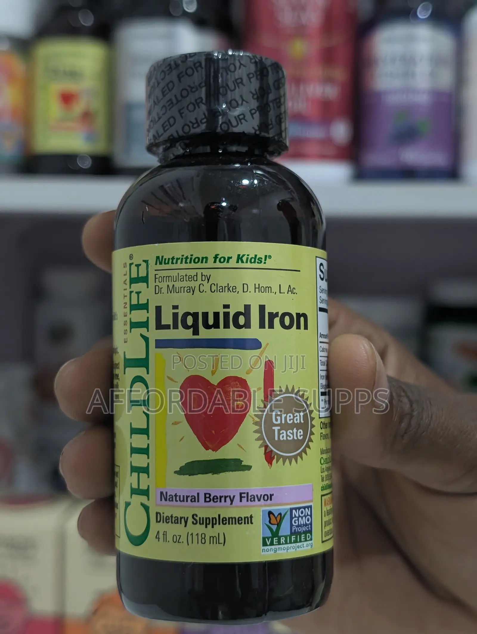 ChildLife Liquid Iron for Kids 118ml – Natural Berry Flavour