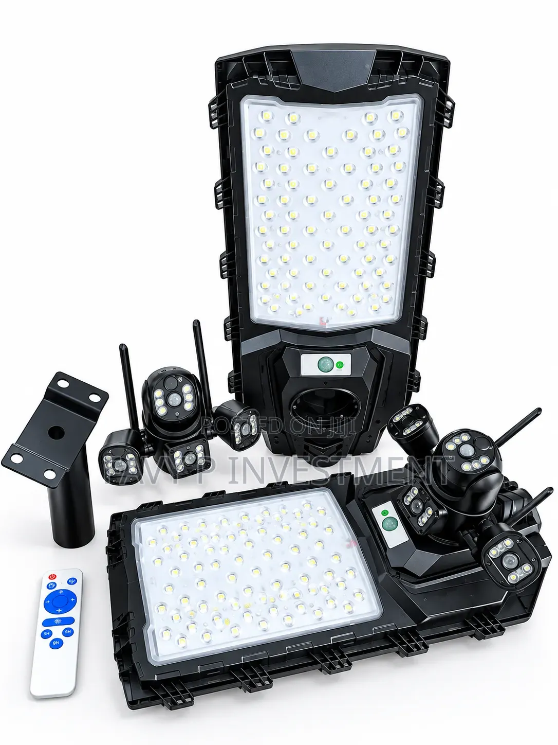 Ai Aov Solar Camera + Lighting 3 in 1 4g 3 Lens 15mp Eseecloud-600w