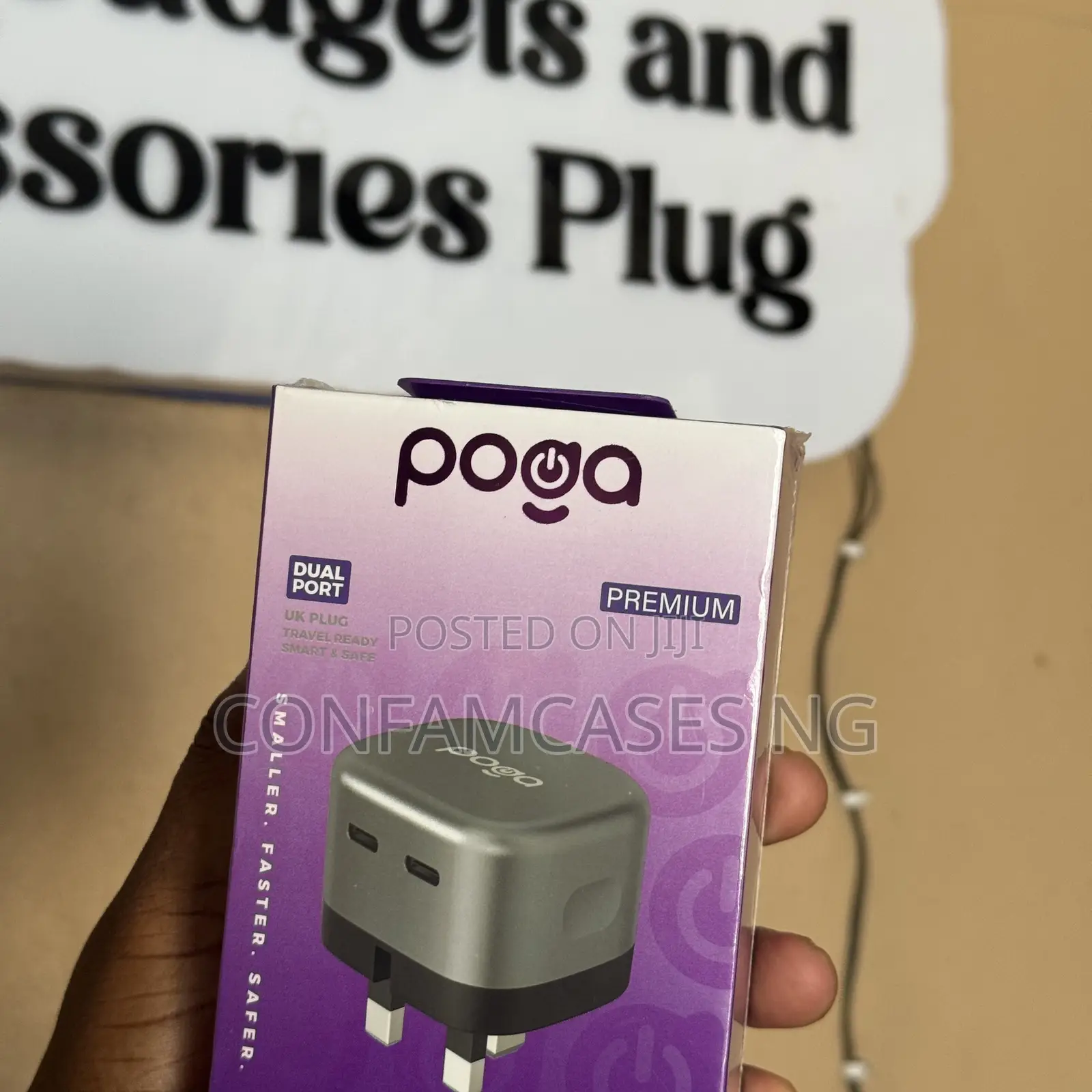 Poga 65w Dual Type C Port Super Fast Charger