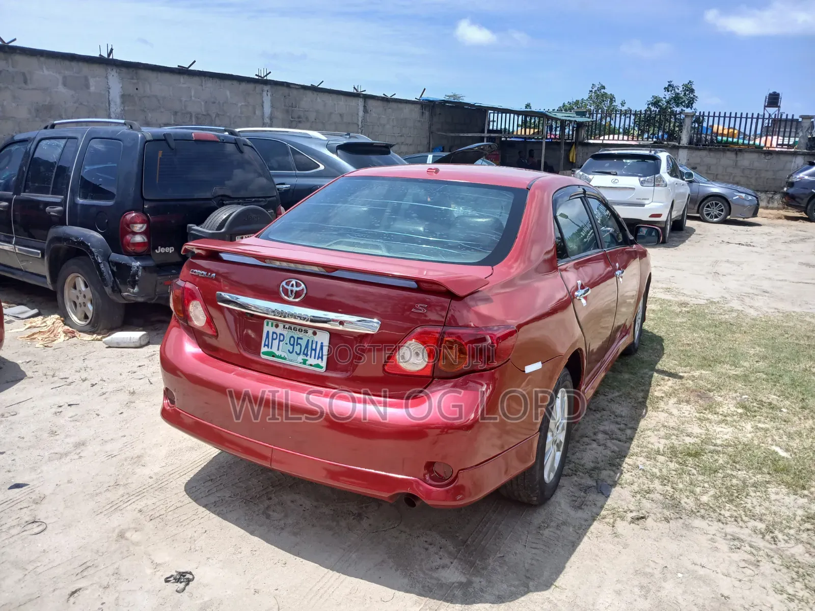 Toyota Corolla 2010 Red