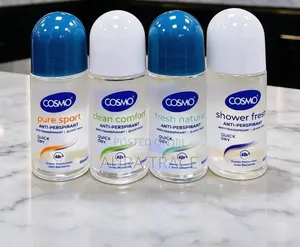 Cosmo Antiperspirant Roll-on Deodorant 60ml - 48H Sweat Protection