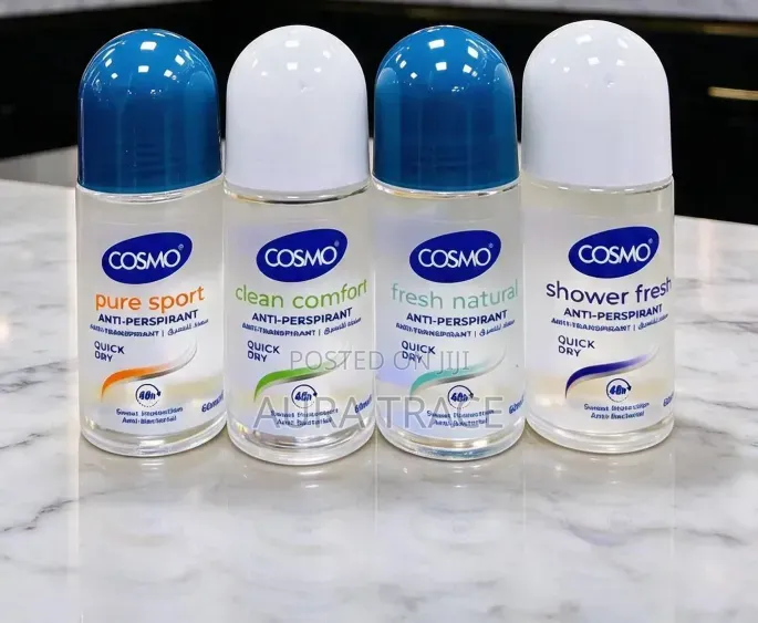 Cosmo Antiperspirant Roll-on Deodorant 60ml - 48H Sweat Protection