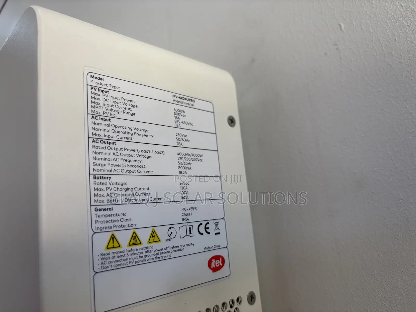 Itel 4KVa Hybrid Inverter 24v