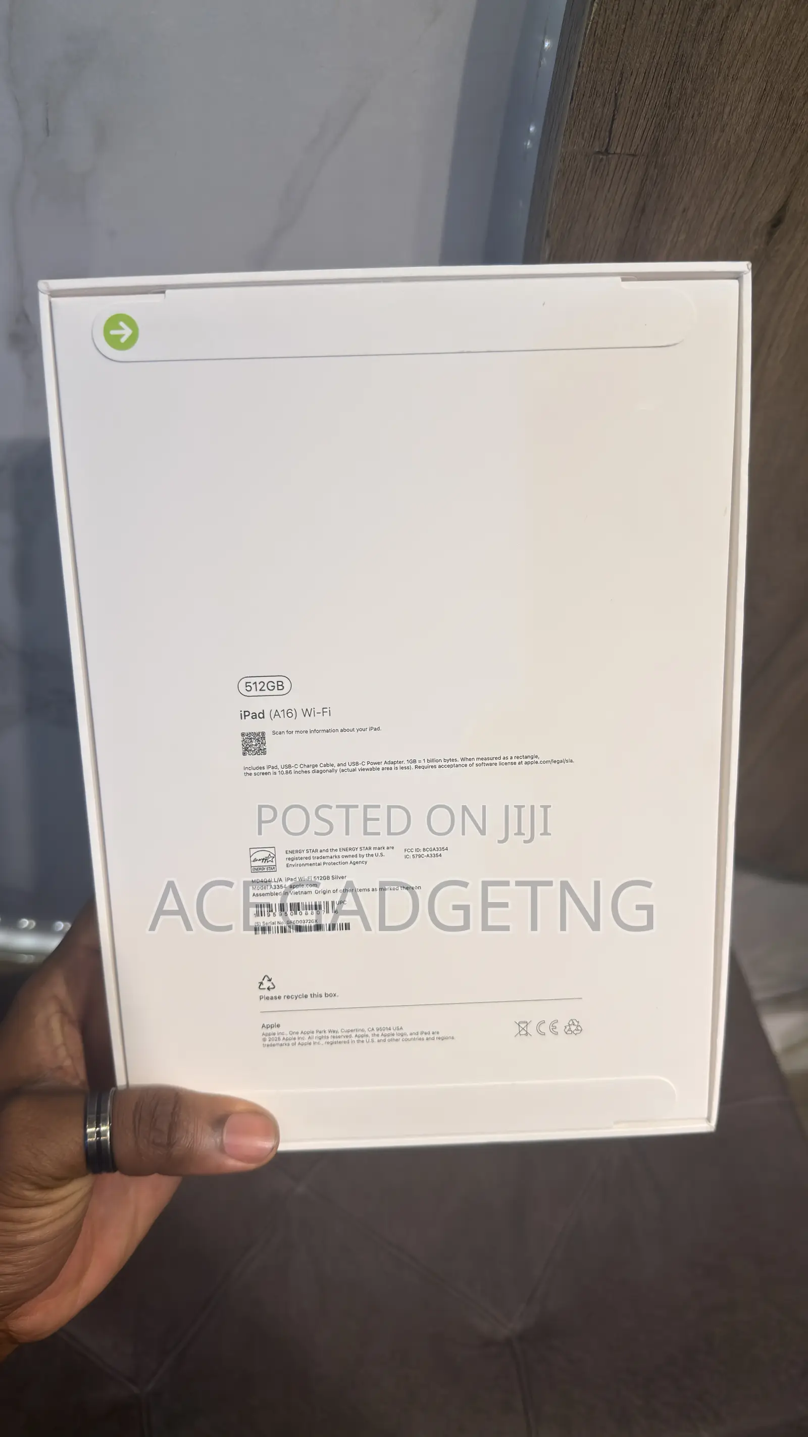New Apple iPad (2025) 512 GB Silver