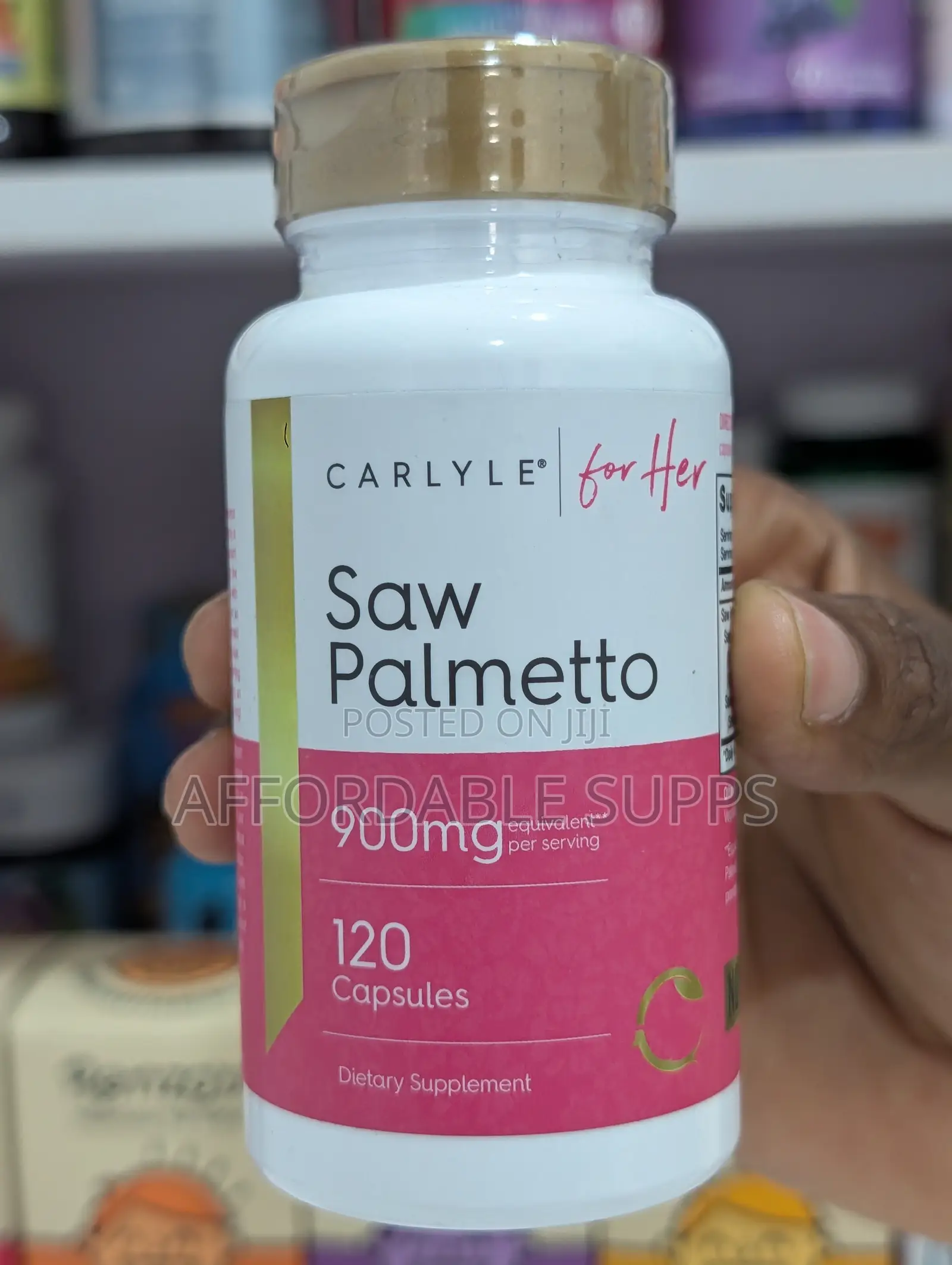 Carlyle Saw Palmetto 120 Capsules – Herbal Supplement