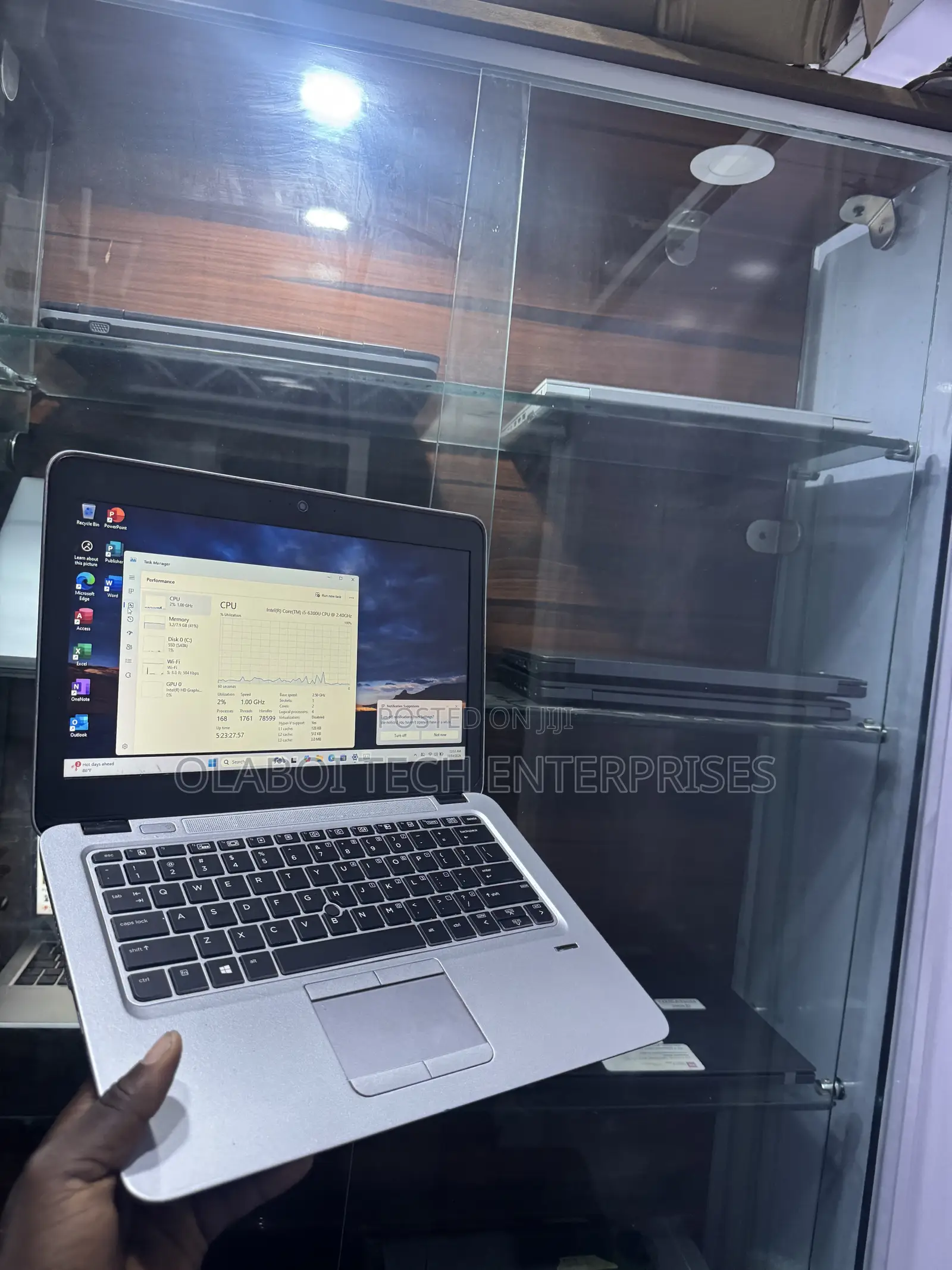 Laptop HP EliteBook 820 G3 8GB Intel Core i5 SSD 256GB
