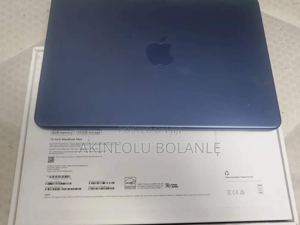 Laptop Apple MacBook Neo 2026 8GB SSD 512GB