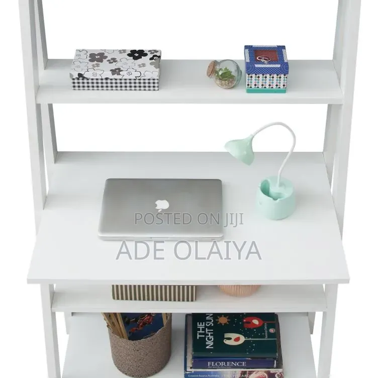 Riva TAD174 Ladder Bookcase - White