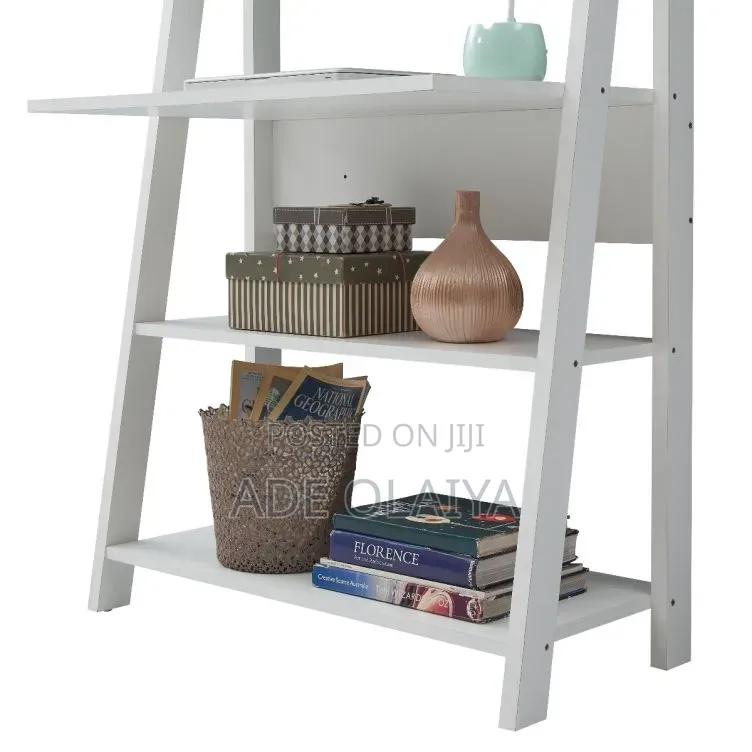 Riva TAD174 Ladder Bookcase - White