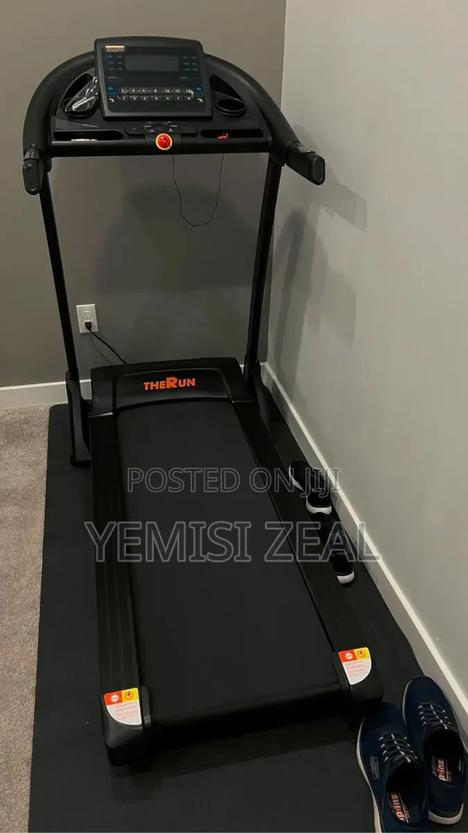 2HP Treadmill With 120KG User Weight and Dumbbell, Twister, Massager