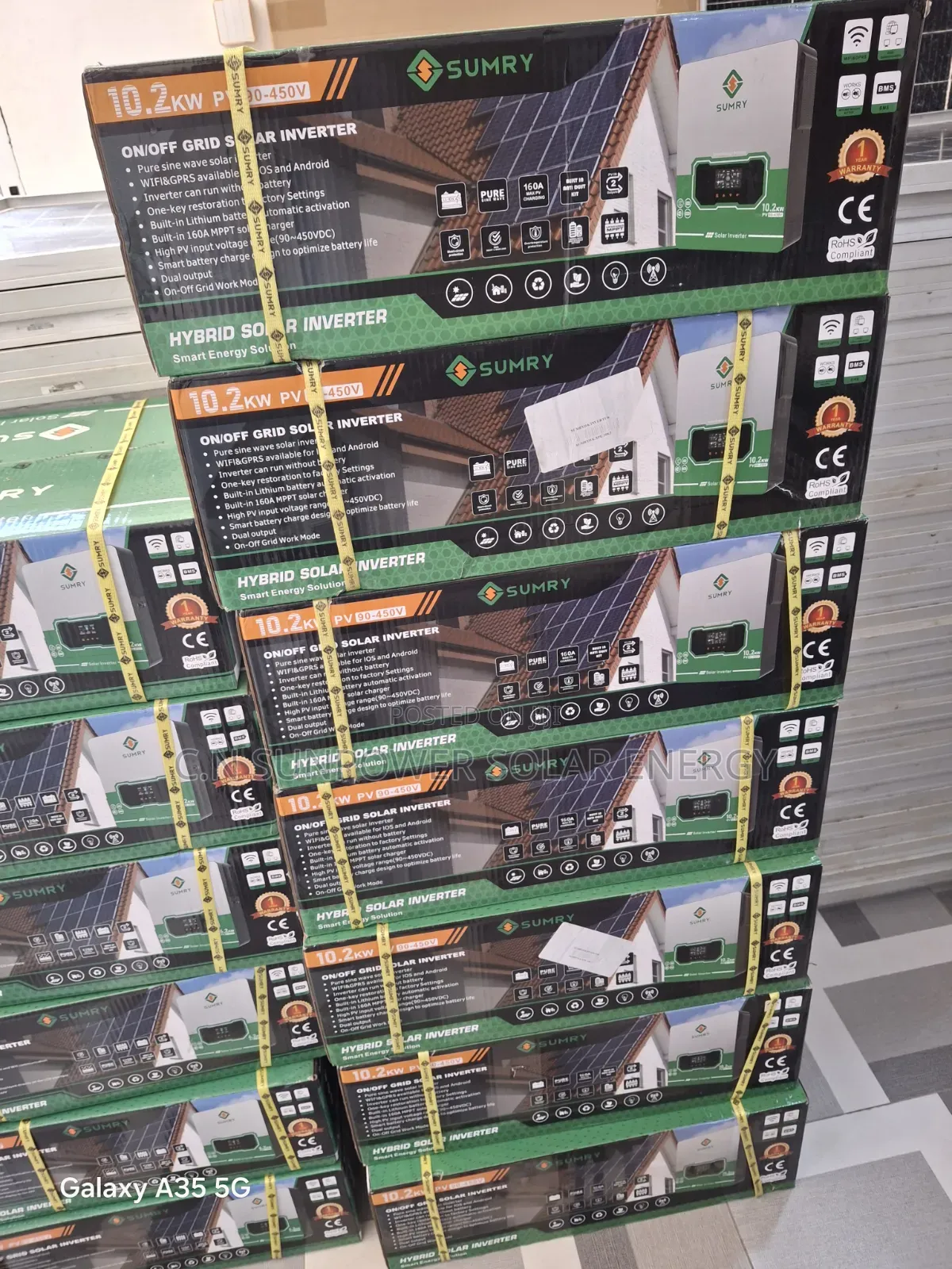 10.2kva/48v Sumry Hybrid Solar Inverter