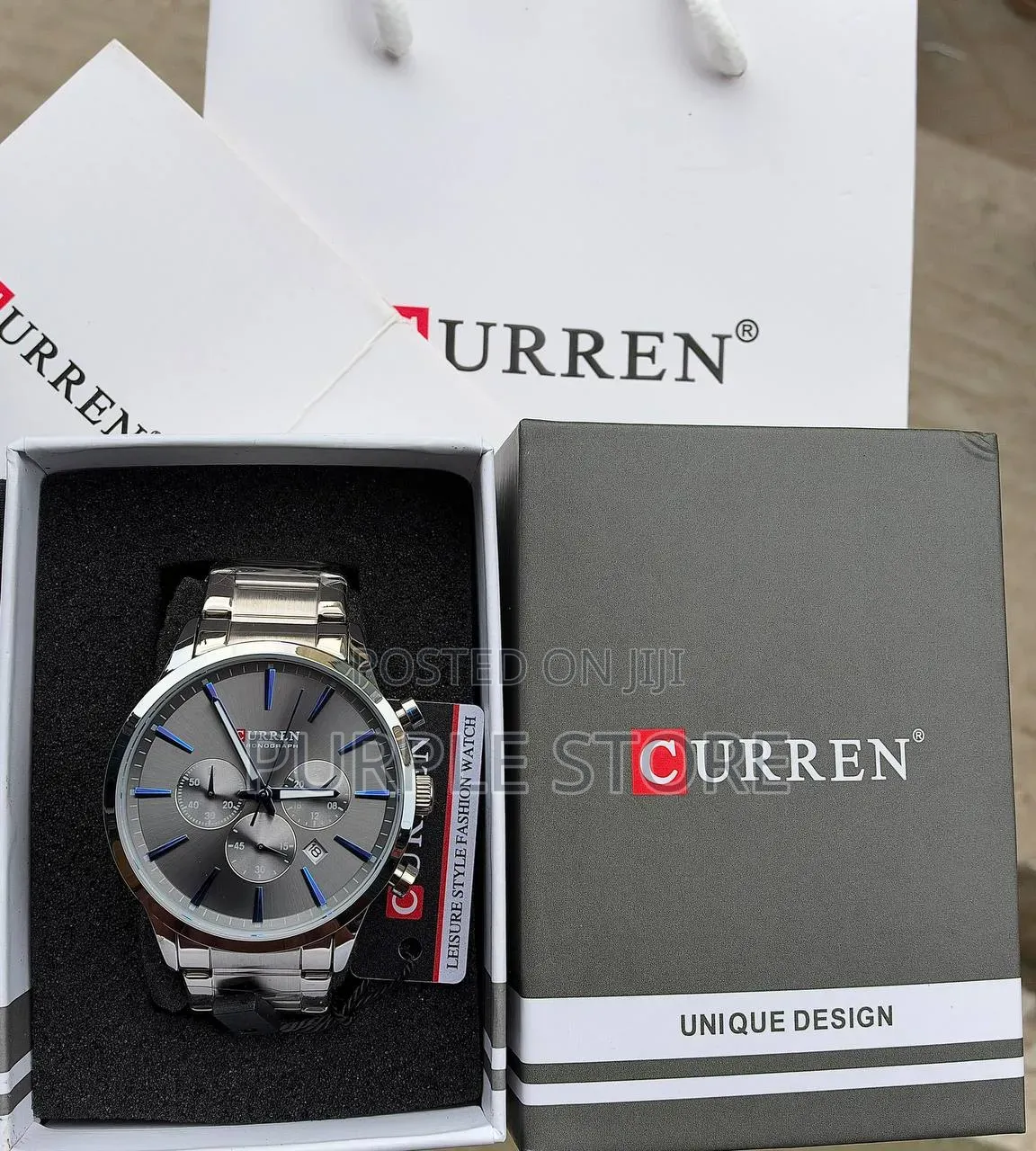 Curren Functional Chronograph Men's Wristwatches Quality Watches