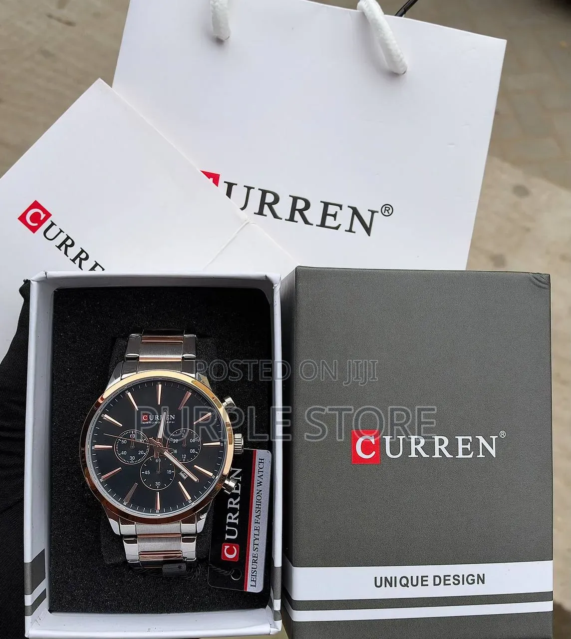 Curren Functional Chronograph Men's Wristwatches Quality Watches