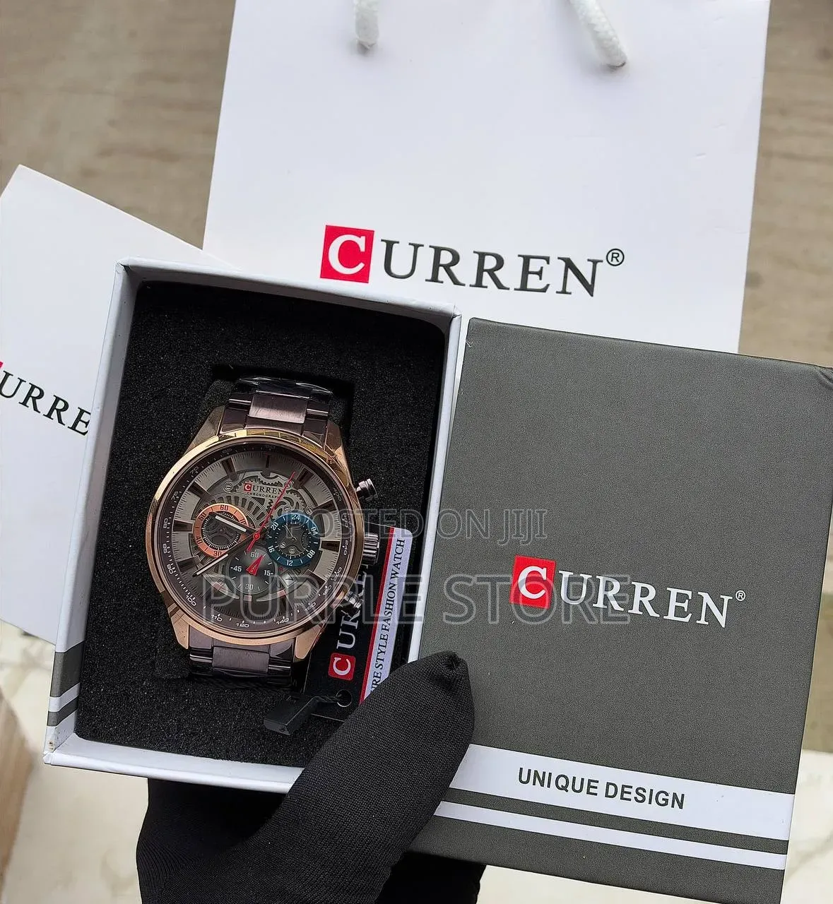 Curren Functional Chronograph Men's Wristwatches Quality Watches