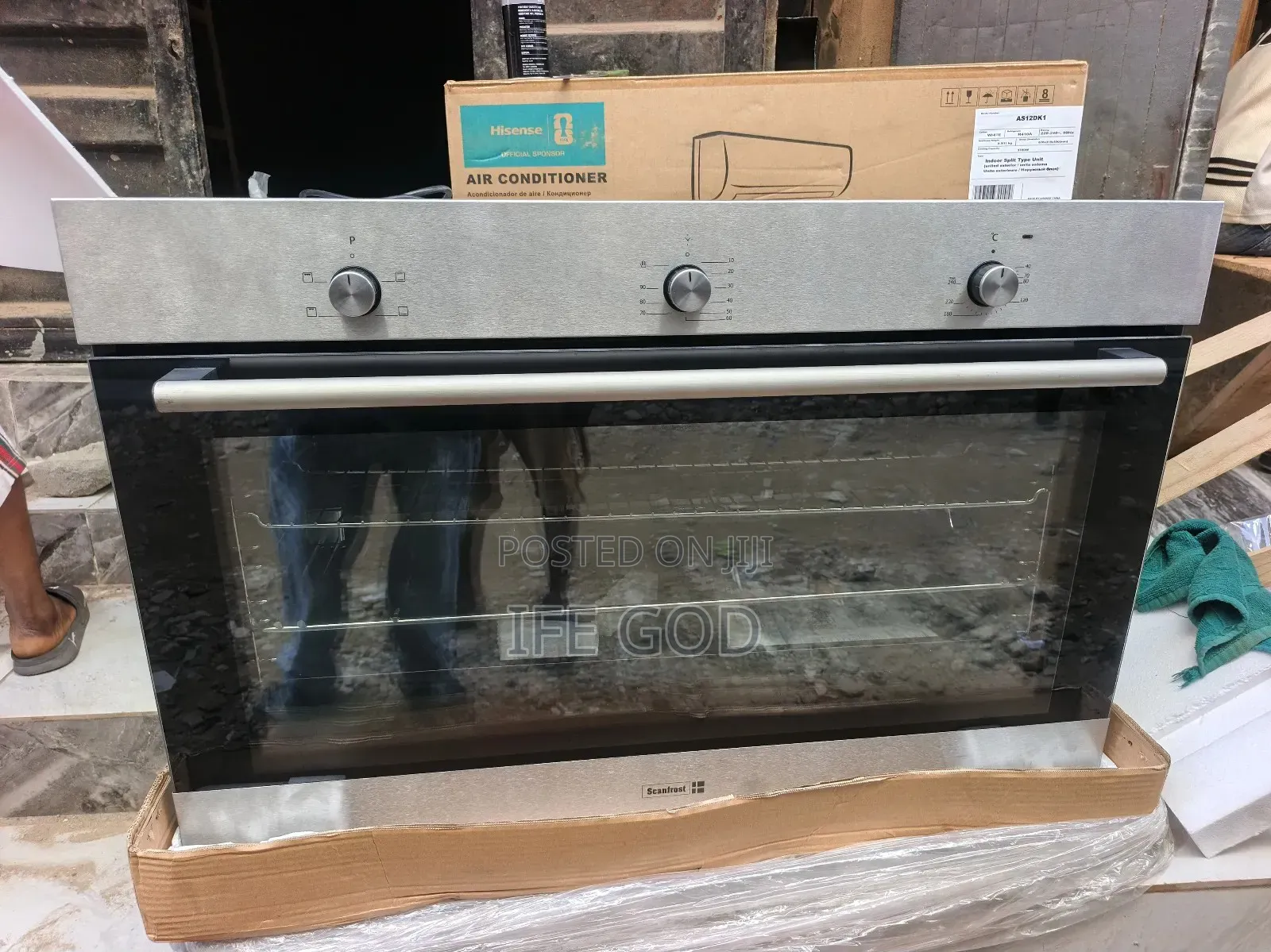 Original Scanfrost Built-in (90CM) Electric Oven With Grill & Timer
