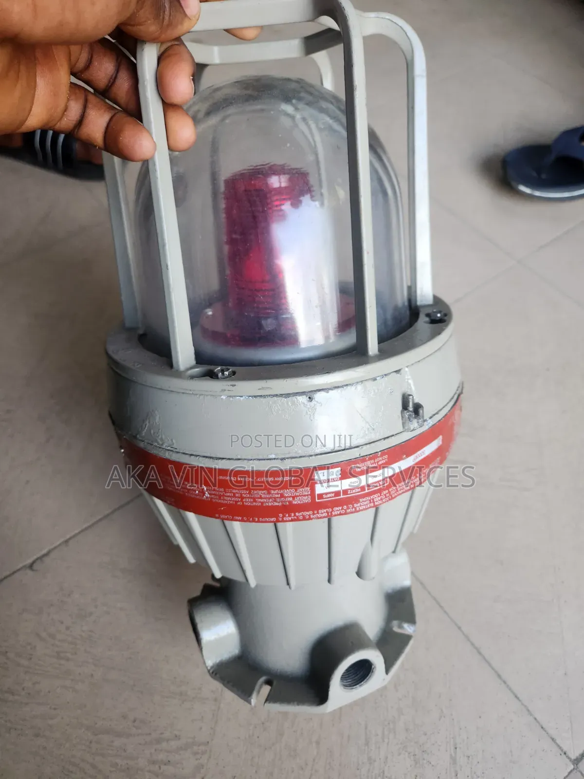 Federal Signal 27xst-024rse Explosion Proof Red Strobe Light