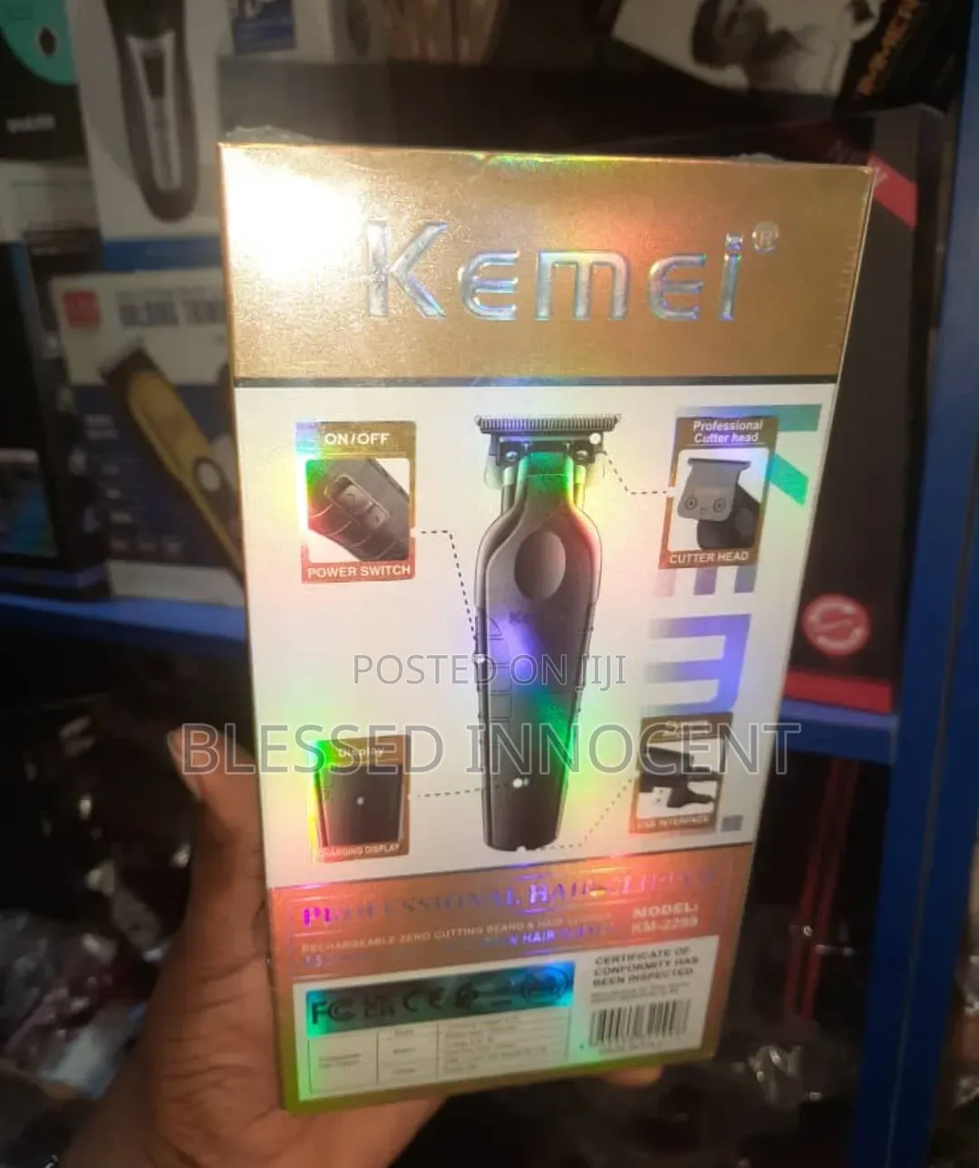 Kemei KM-2299 Professional Rechargeable Hair Trimmer