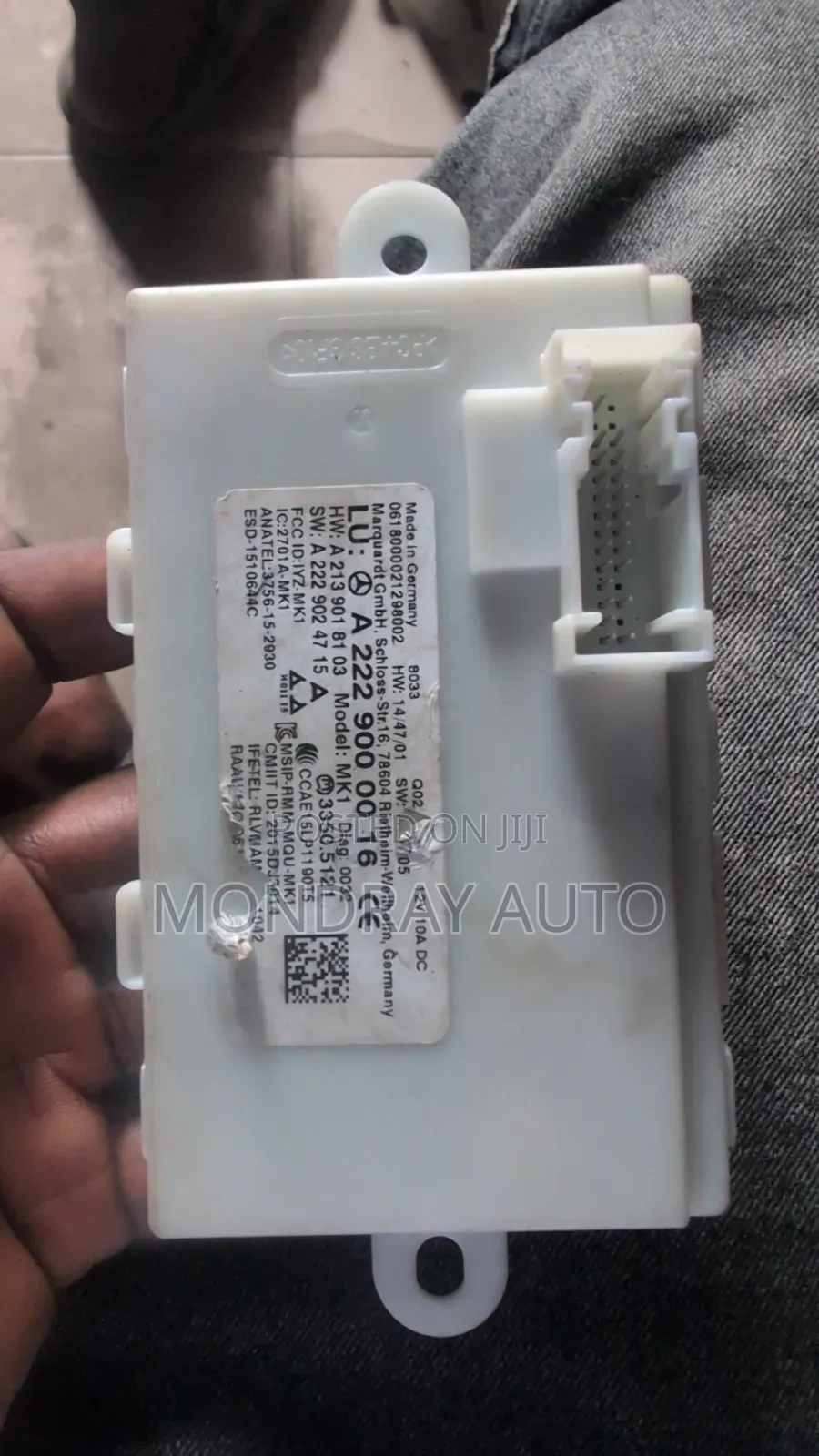 Mercedes Benz Keyless Model Gle/Ml166
