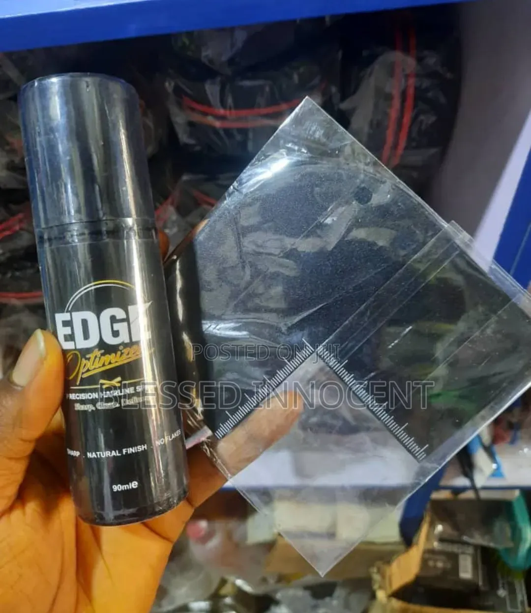 Edge Optimizer Precision Hairline Spray 90ml With Hairline Ruler