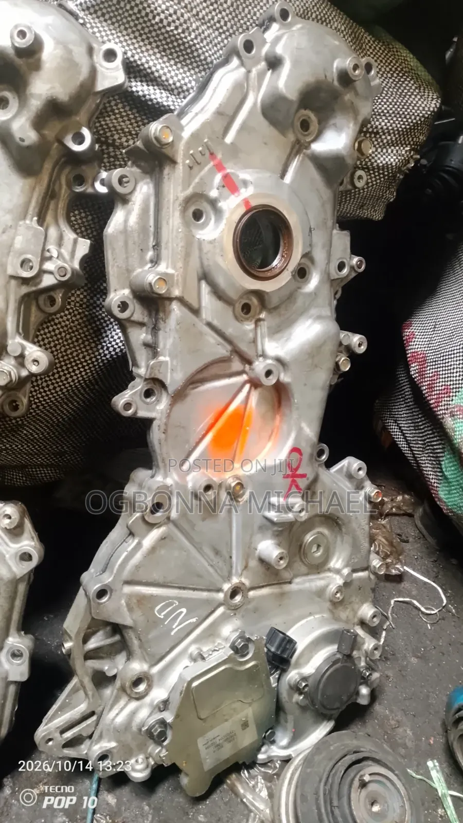 Front Casing A25A, Camry, RAV4, 2018, Four Plug